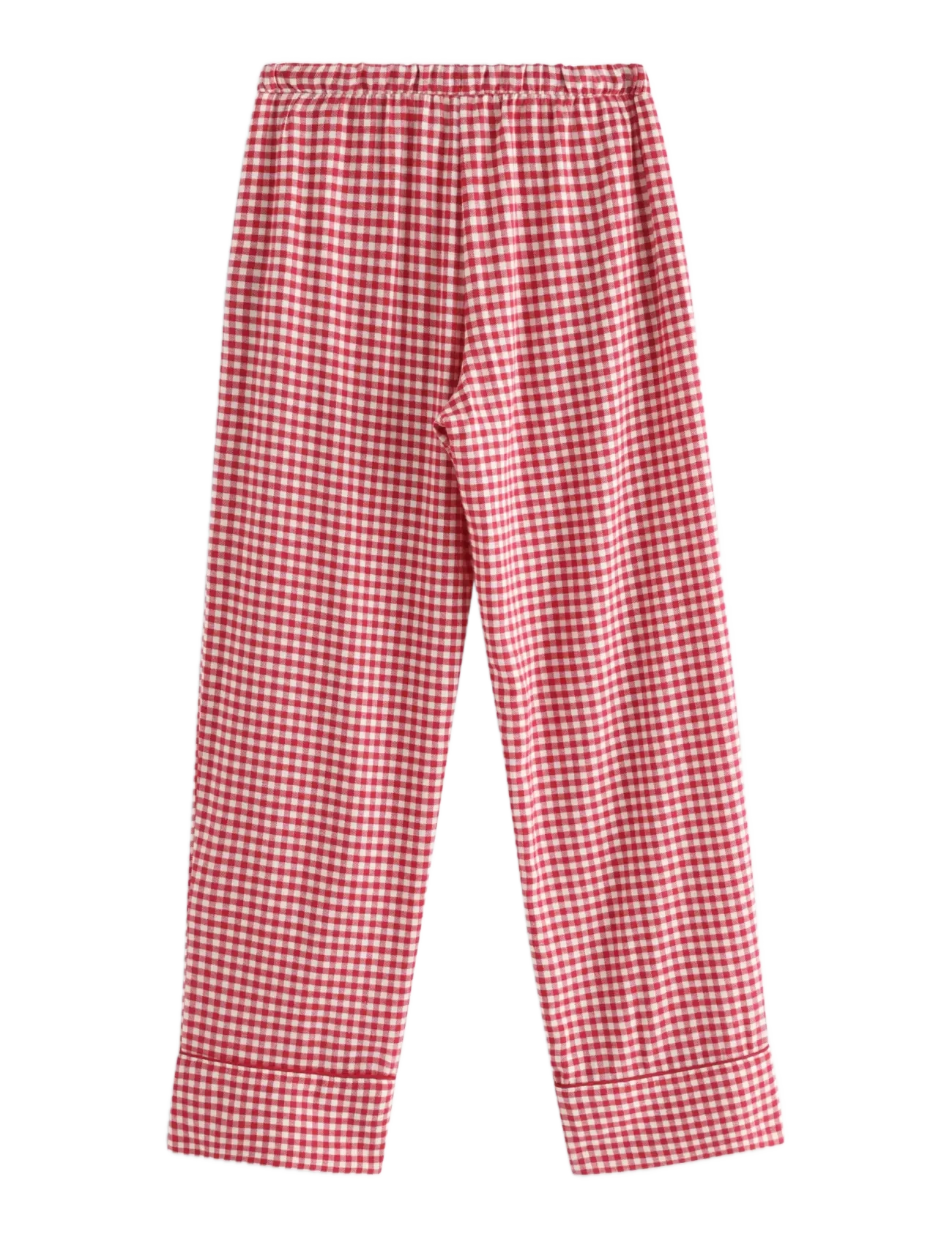 Lindex - Pyjama trousers in flannel - red - 1