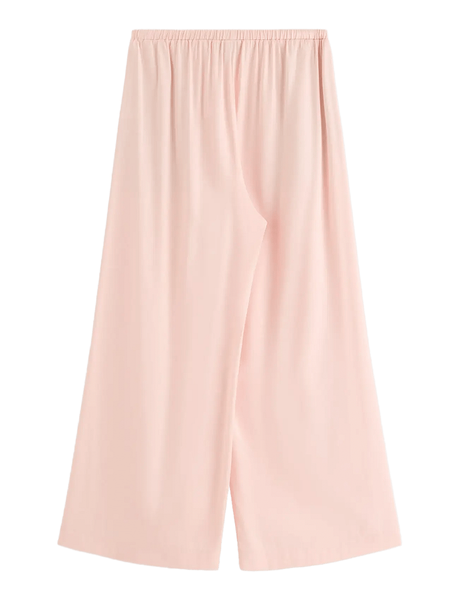 Lindex - WIDE satin trousers - light pink - 2
