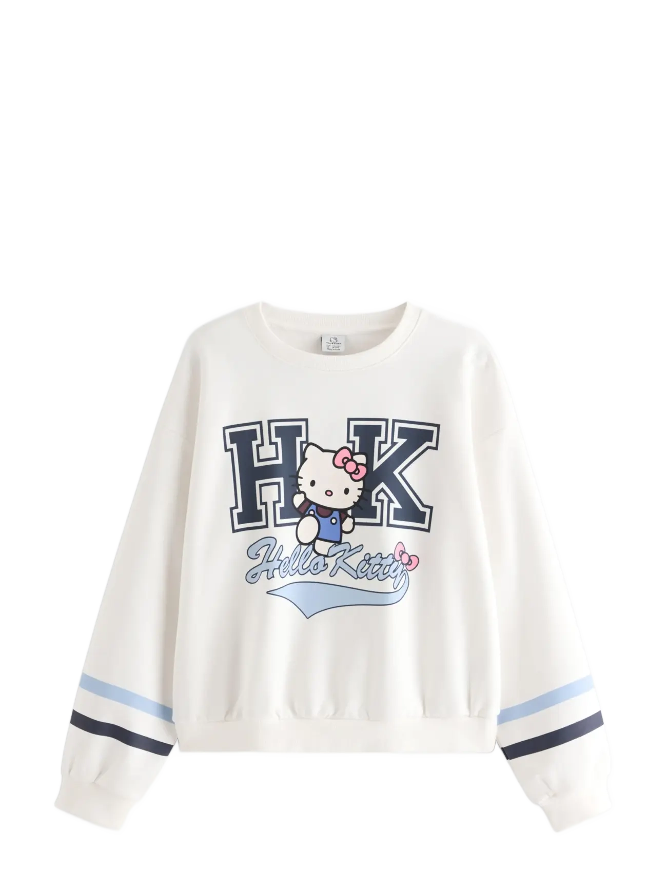 Lindex Hello Kitty sweatshirt with brushed inside - Riided - OFF WHITE / white