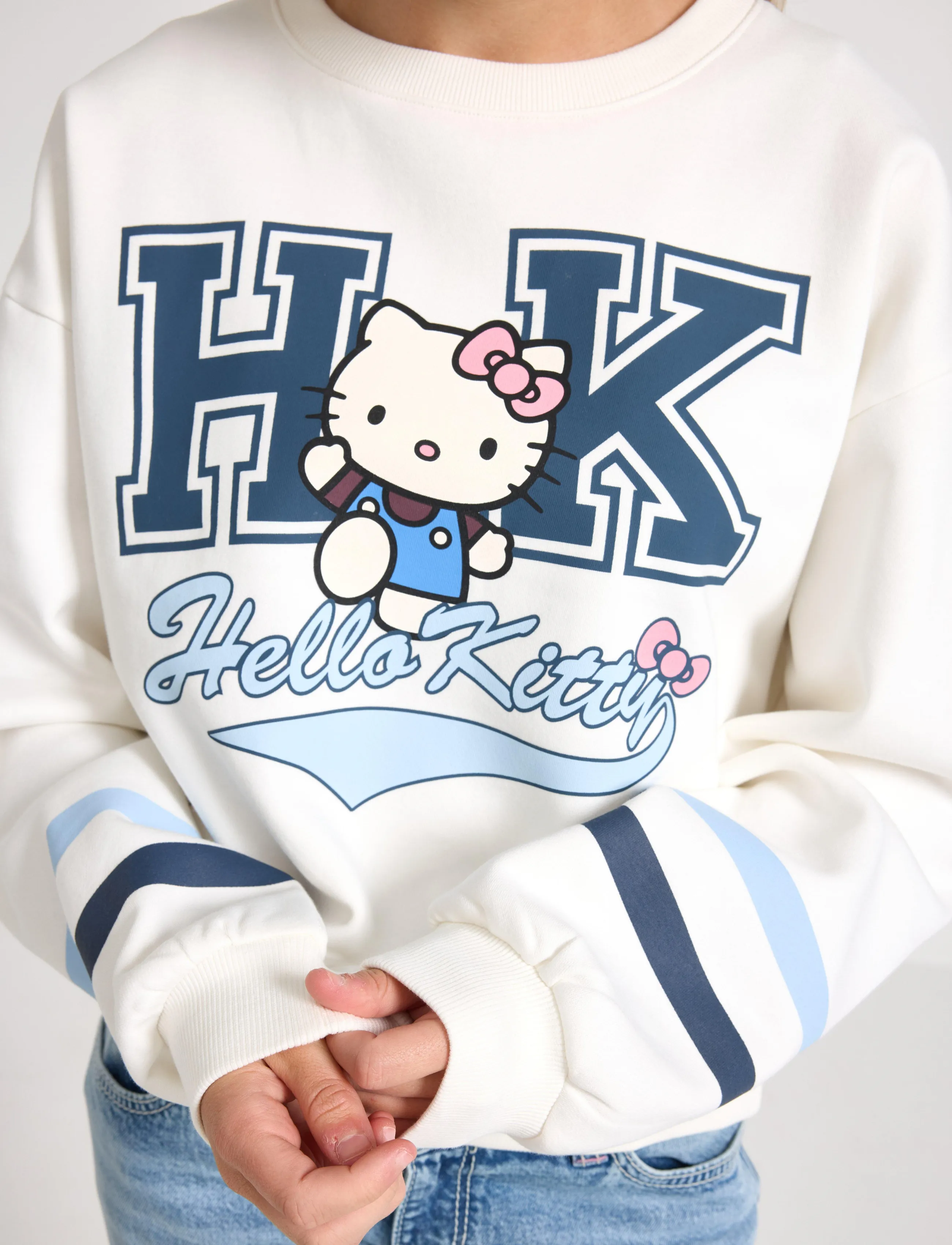Lindex - Hello Kitty sweatshirt with brushed inside - off white - 4