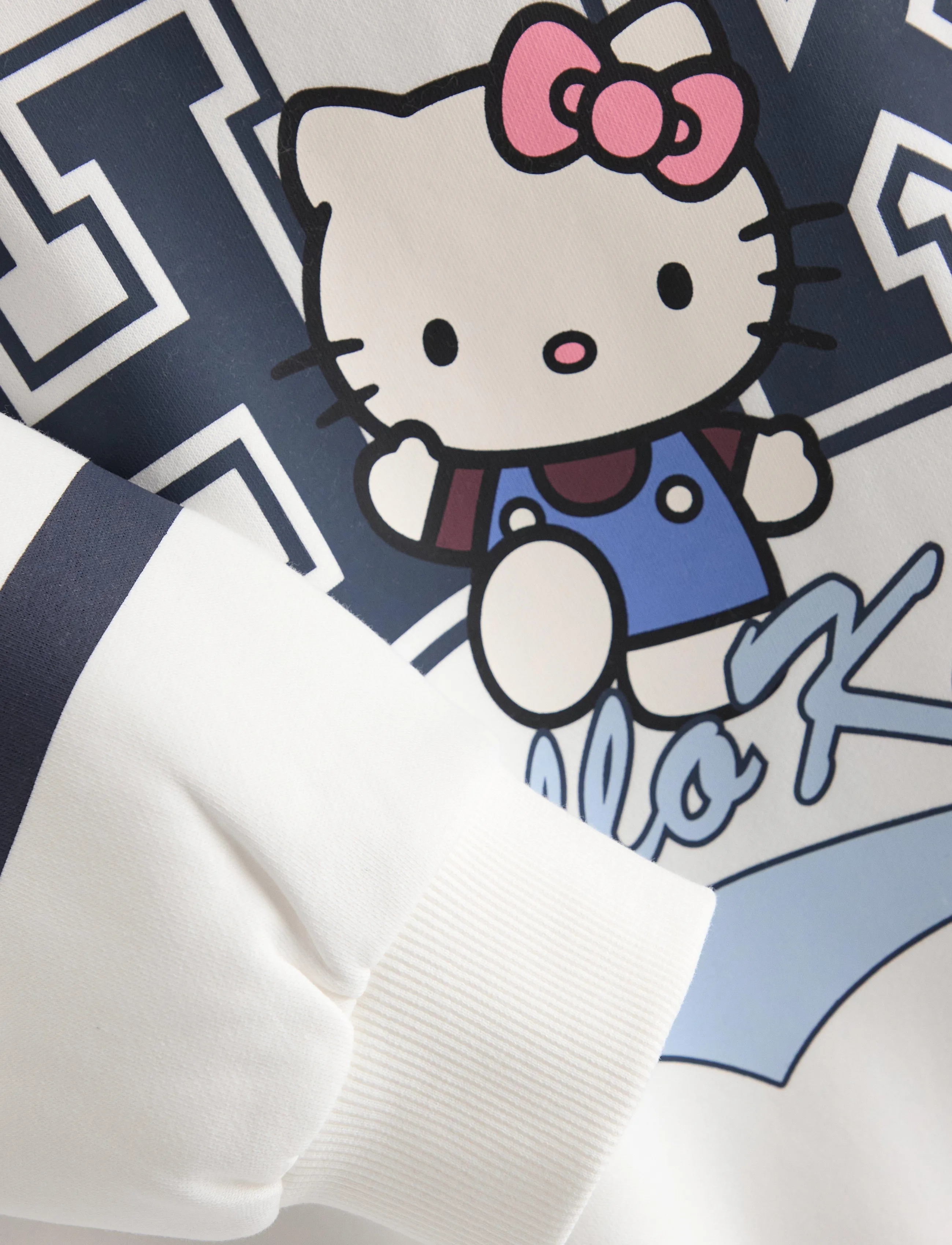 Lindex - Hello Kitty sweatshirt with brushed inside - off white - 5