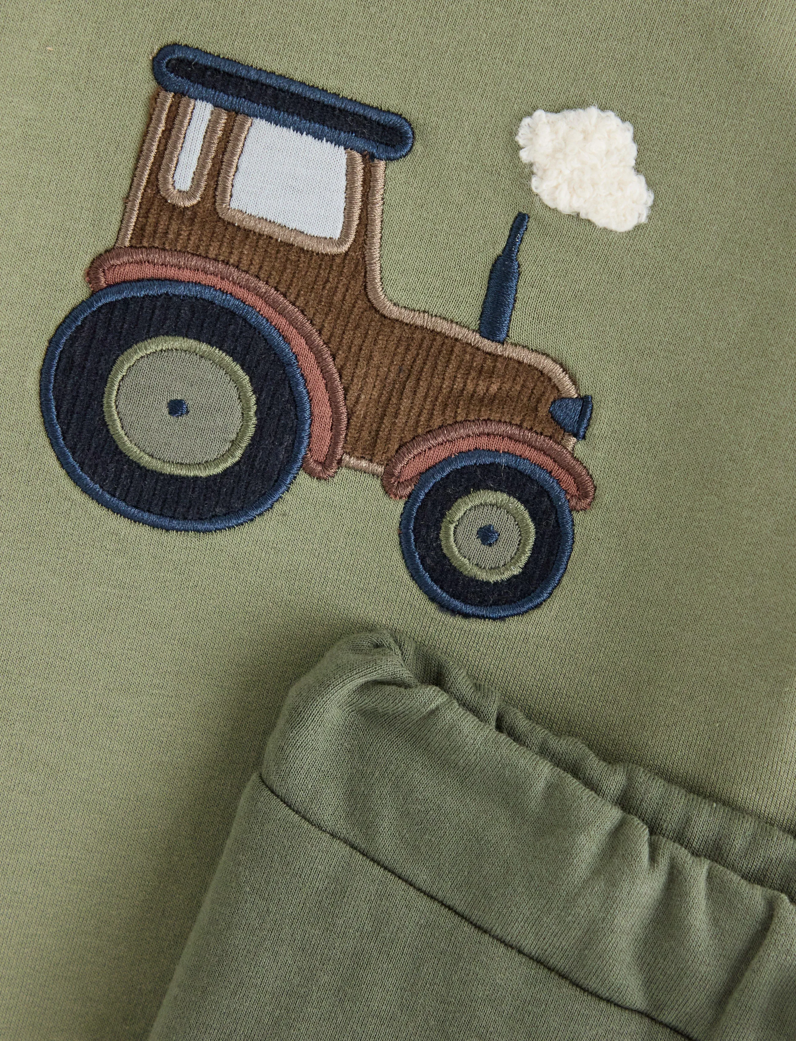 Lindex - Set with sweatshirt and joggers - light dusty green - 2