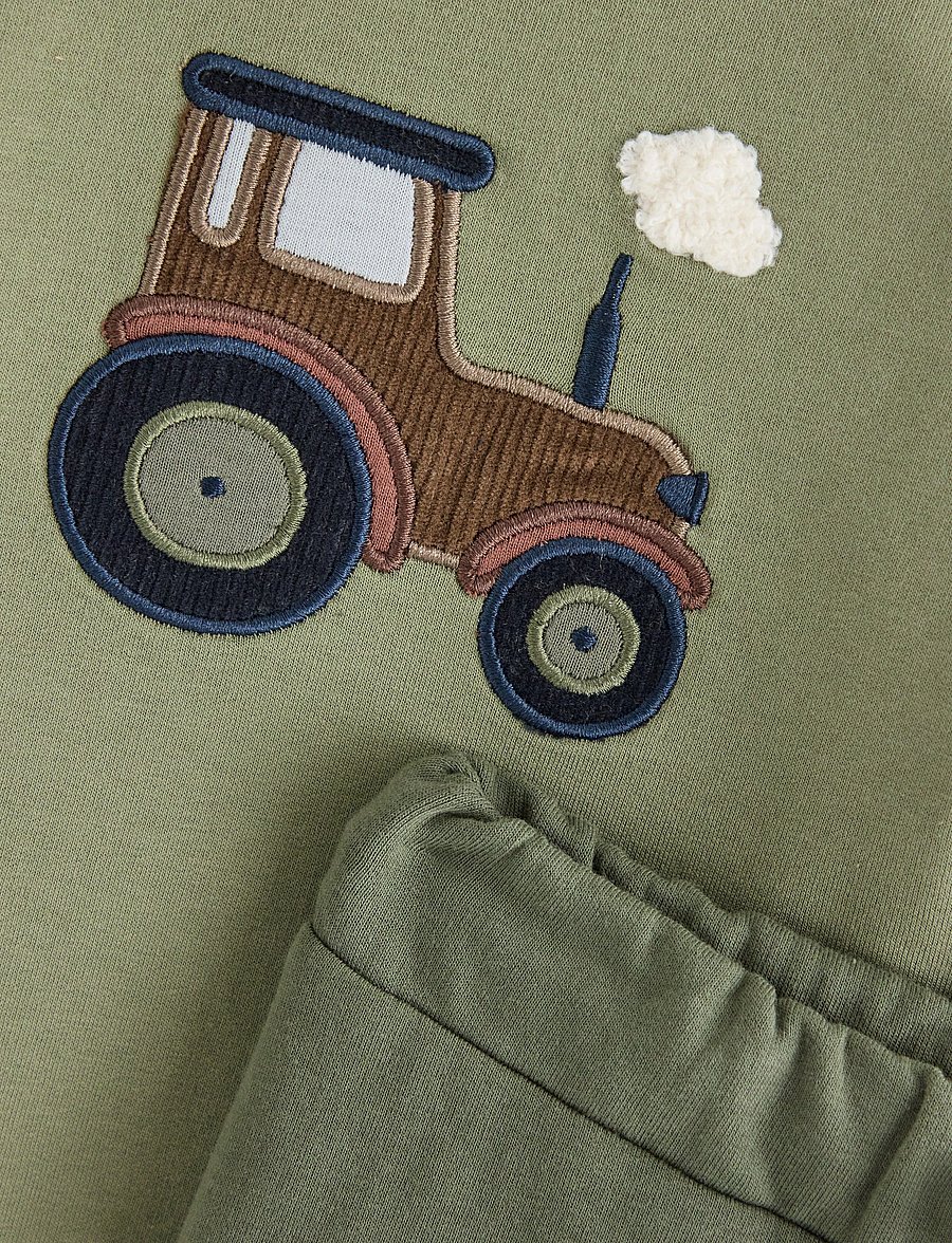 Lindex - Set with sweatshirt and joggers - light dusty green - 2