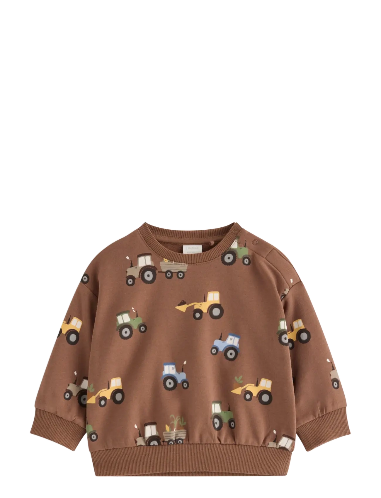 Lindex Sweatshirt with brushed inside - Sweatshirts - BROWN / brown