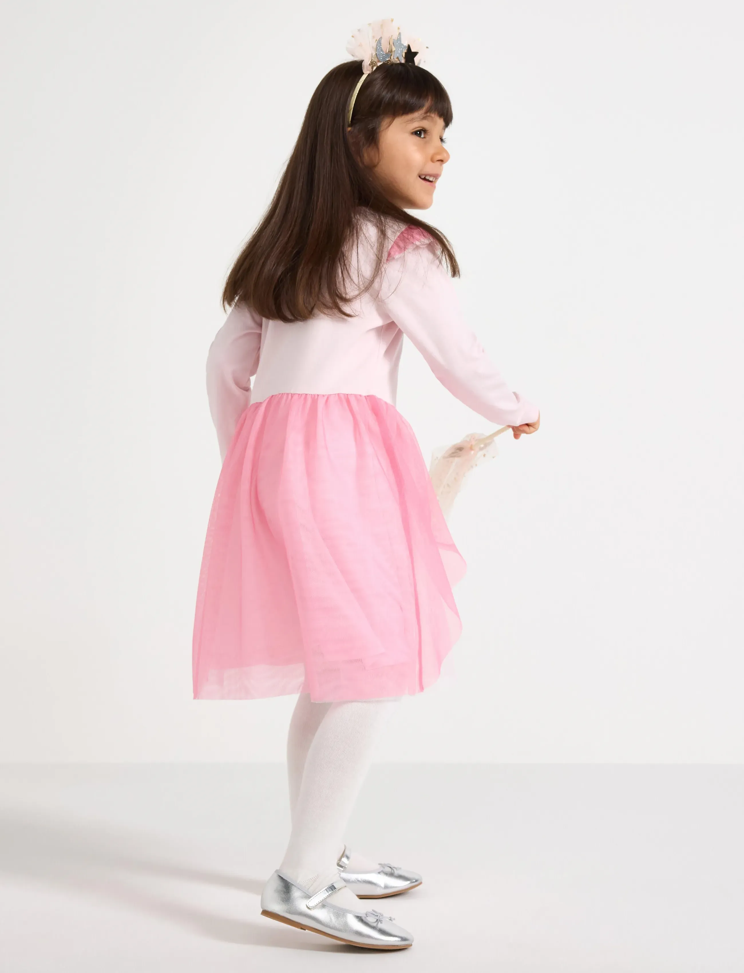 Lindex - Long-sleeved dress - langärmelige freizeitkleider - light pink - 3