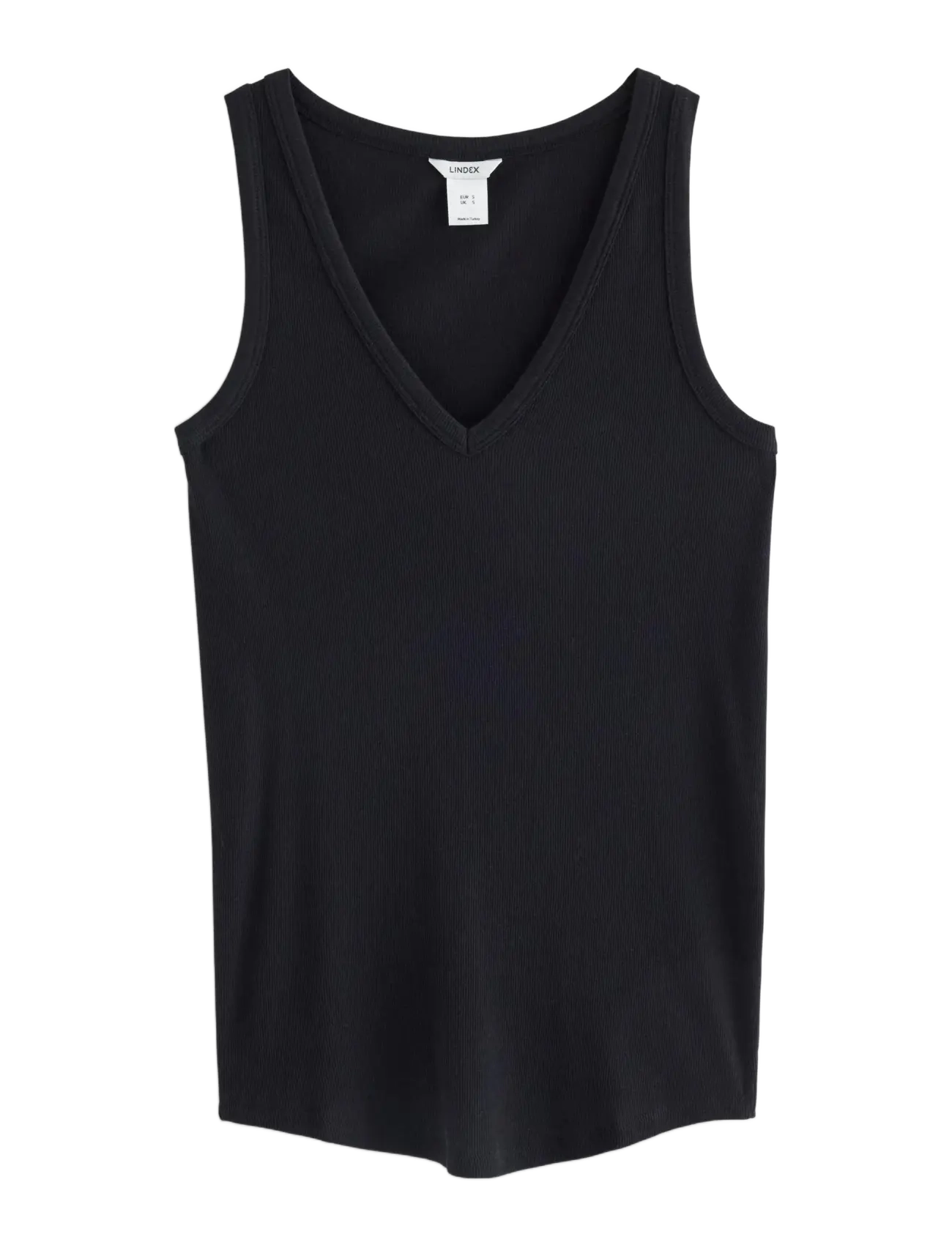 Lindex MOM ribbed tank top - Lindex - BLACK / black