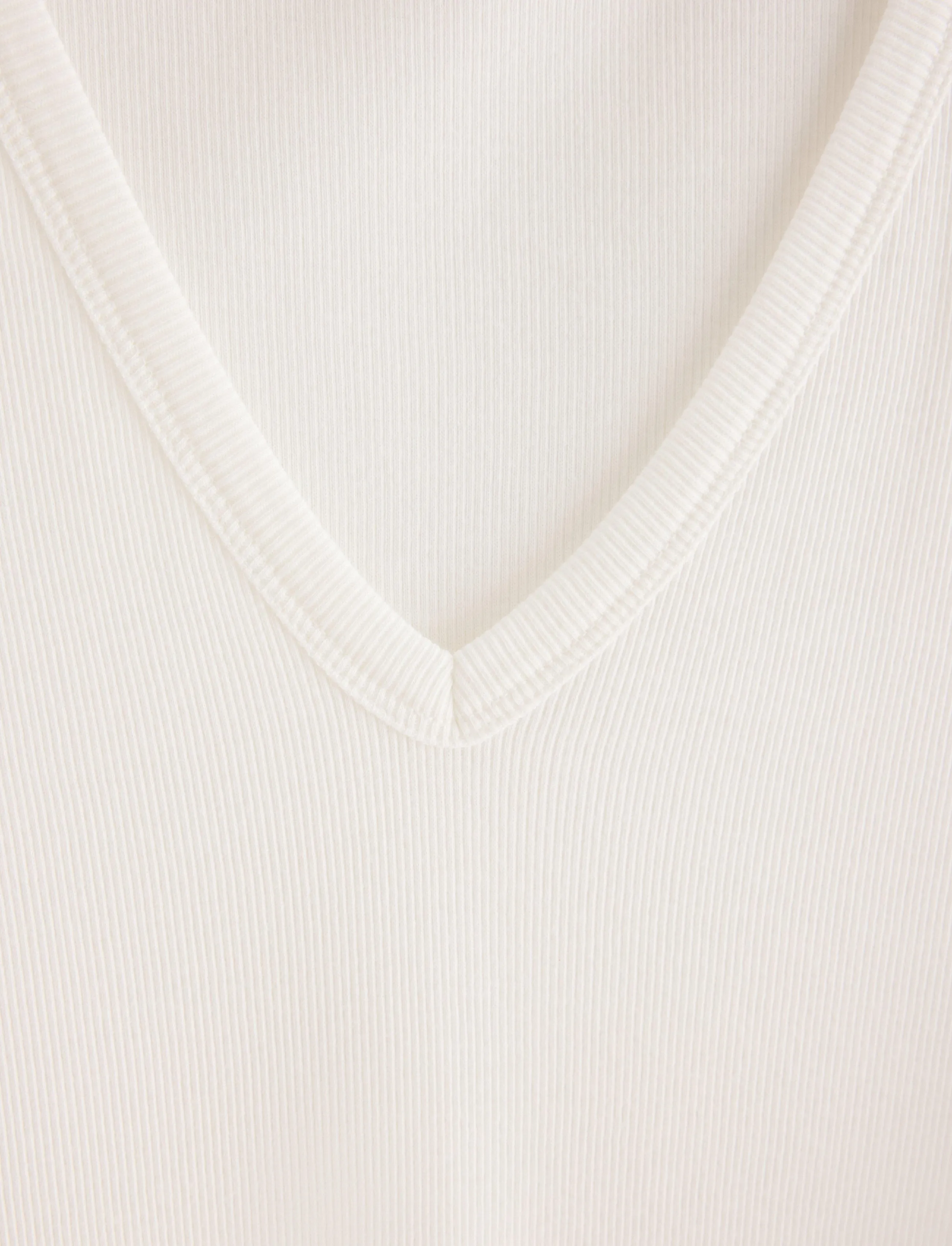 Lindex - MOM ribbed tank top - sleeveless tops - white - 2