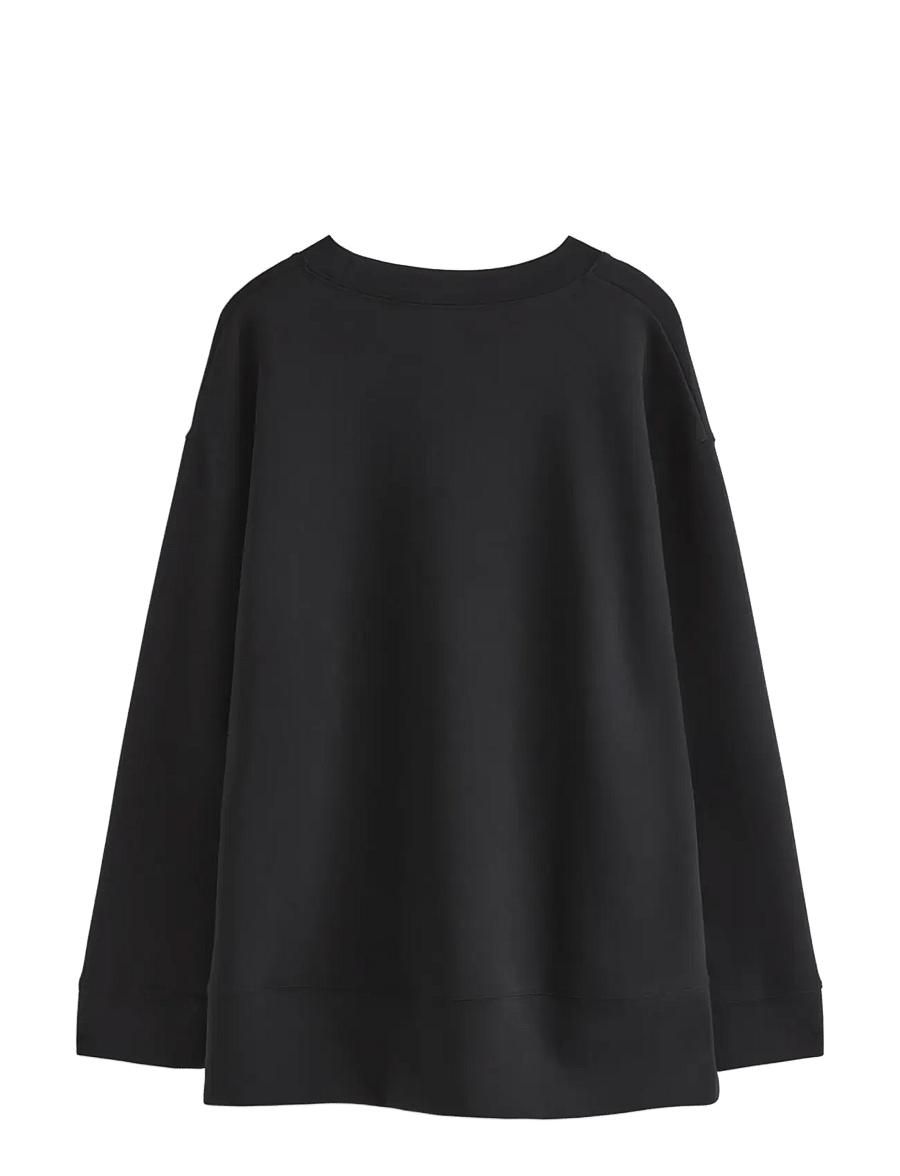 Lindex - MOM sweatshirt - fashion trends - black - 1