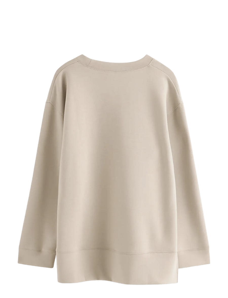 Lindex - MOM sweatshirt - mode trends - dark dusty beige - 1