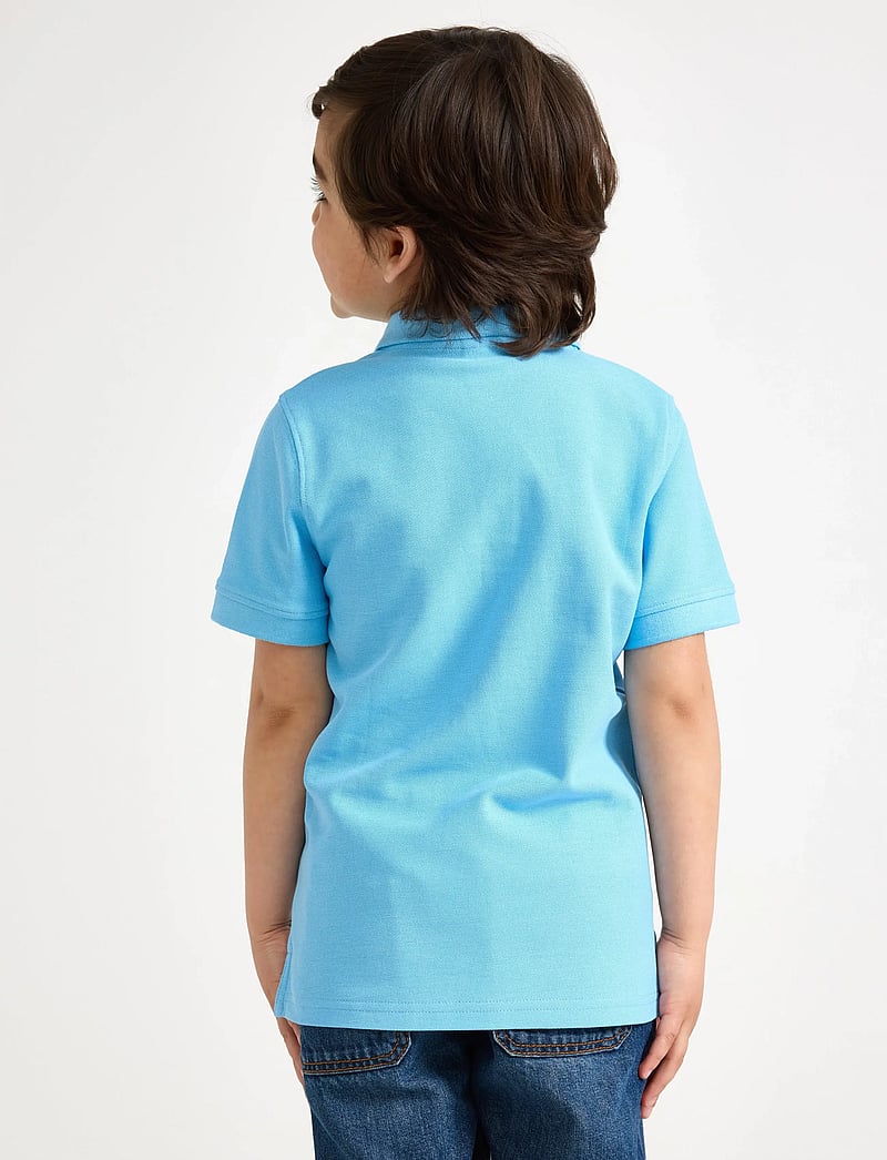 Lindex - Short-sleeved polo shirt - kurzärmelig - light blue - 3