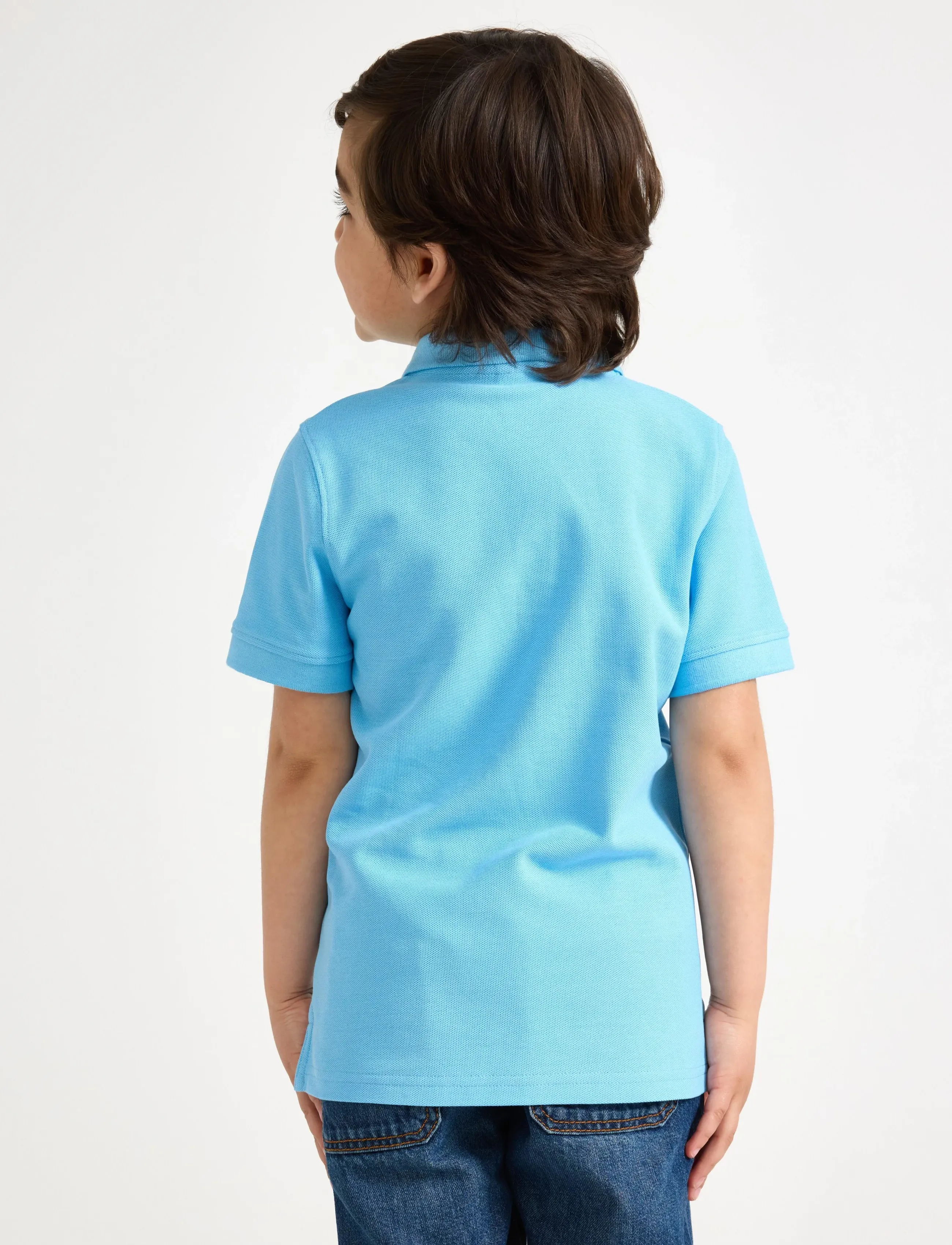 Lindex - Short-sleeved polo shirt - kurzärmelig - light blue - 3