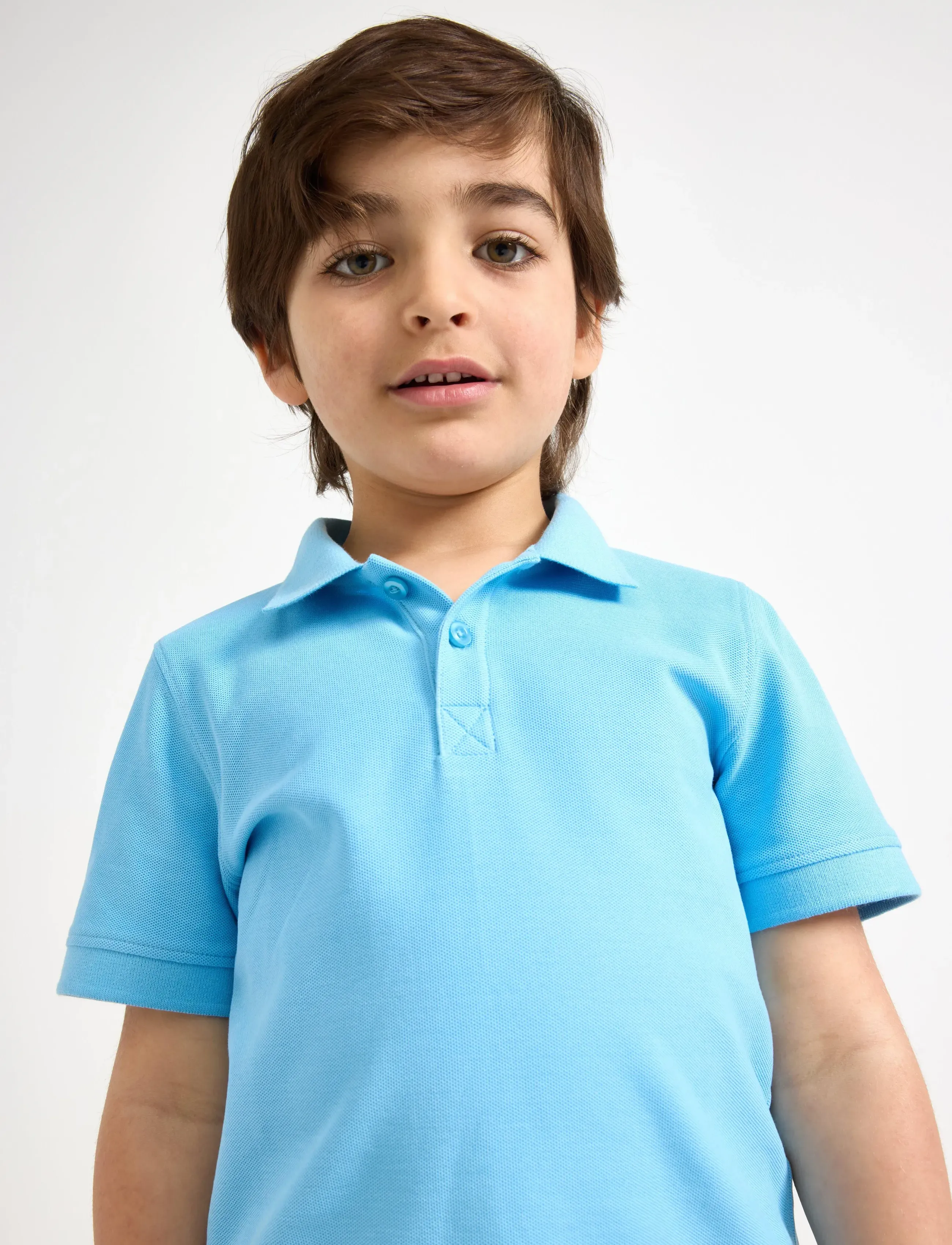 Lindex - Short-sleeved polo shirt - kurzärmelig - light blue - 4