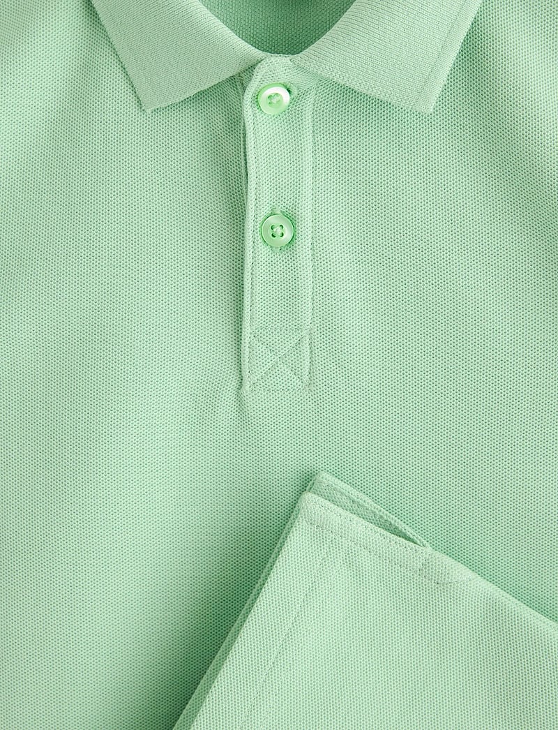 Lindex - Short-sleeved polo shirt - kurzärmelig - light dusty green - 5