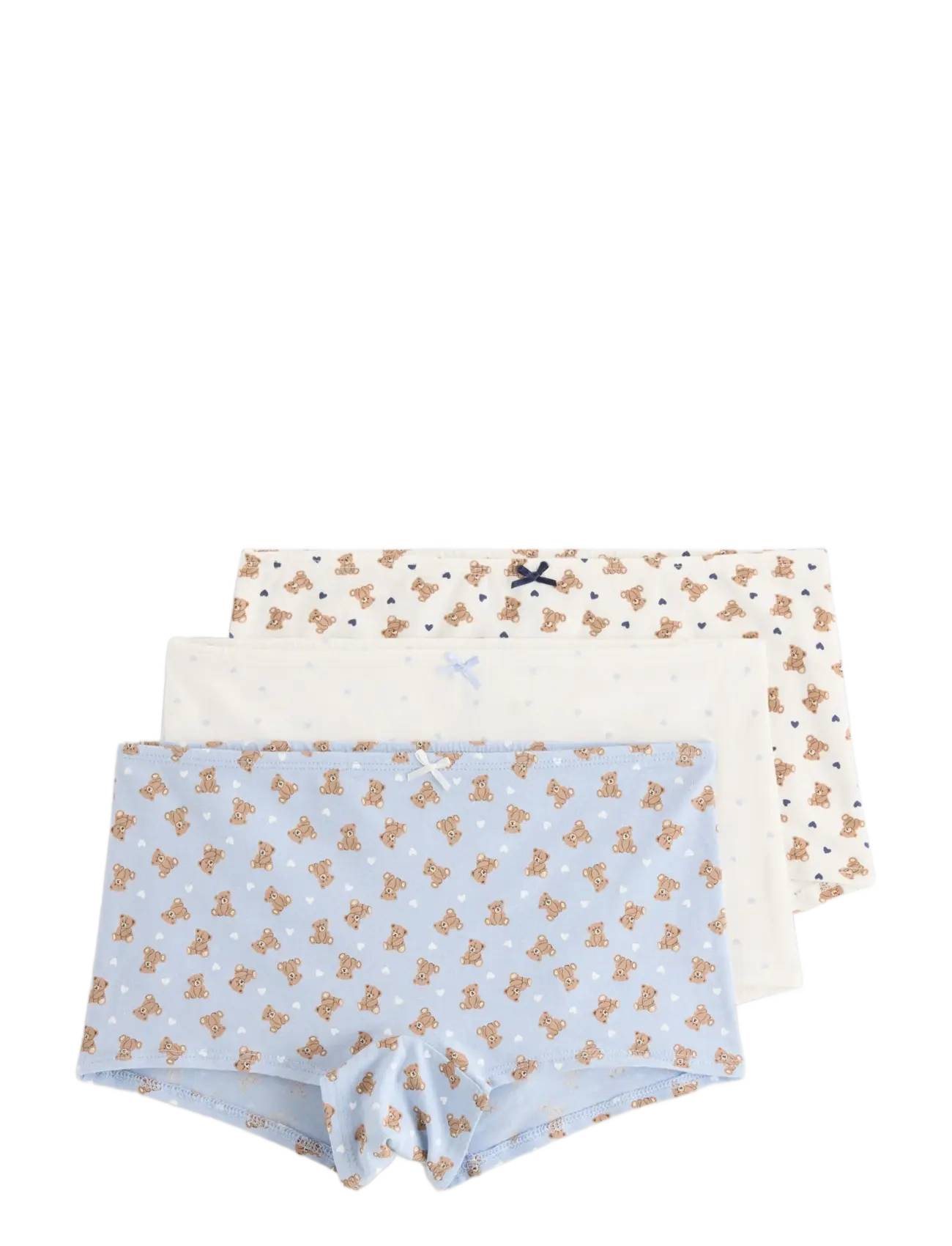 Lindex 3-pack boxer briefs - Teens 140-176 - OFF WHITE / cream