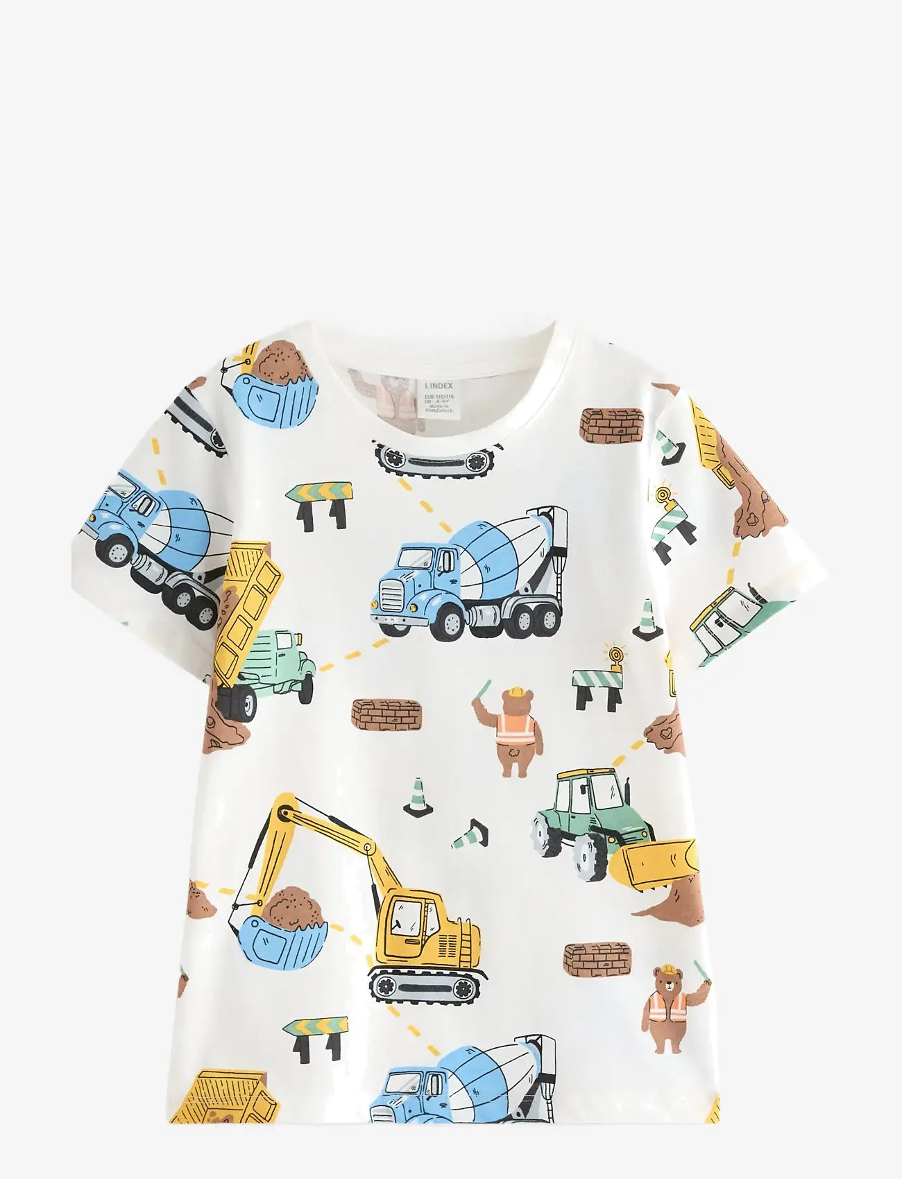 Lindex - T-shirt - korte mouwen - light dusty white - 0
