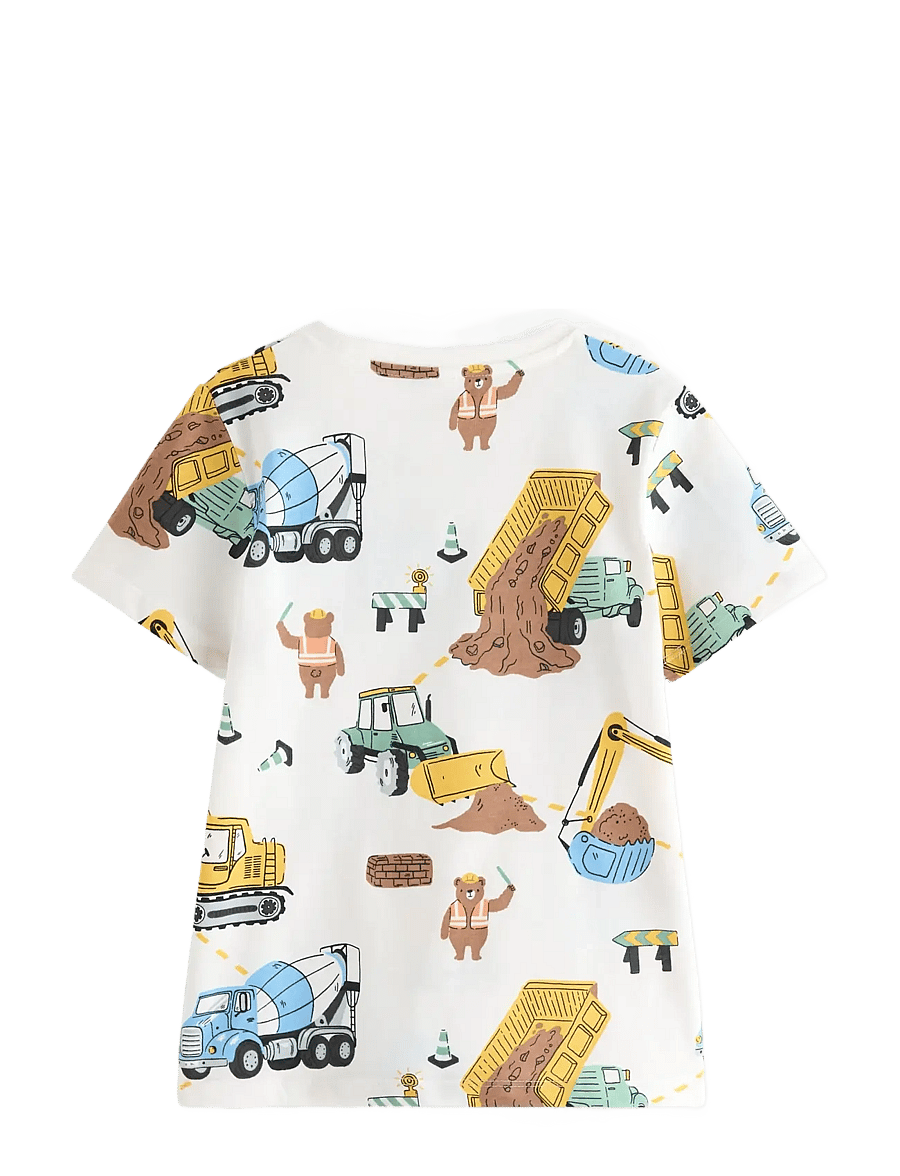 Lindex - T-shirt - kurzärmelige - light dusty white - 1