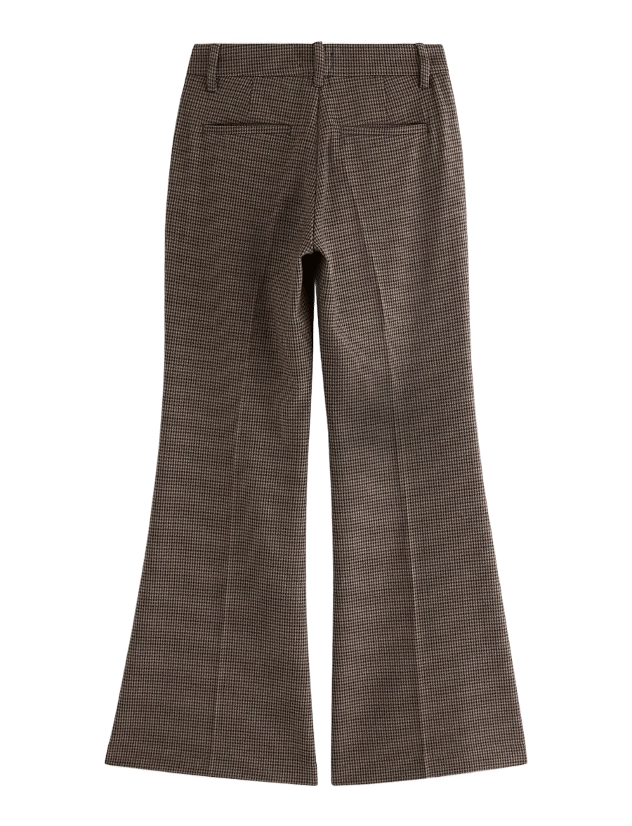 Lindex - FLARE trousers - flare bukser - brown - 2