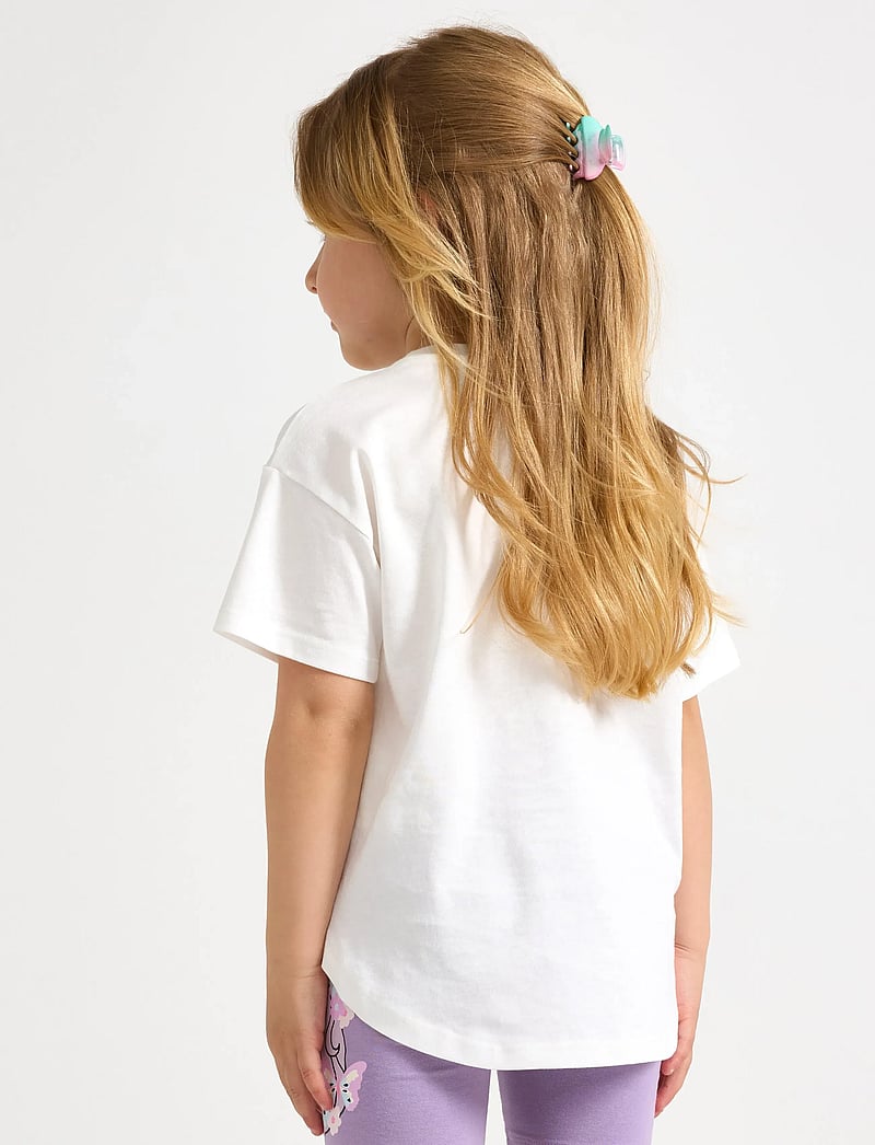 Lindex - Cotton t-shirt - kortærmede t-shirts - light dusty white - 3