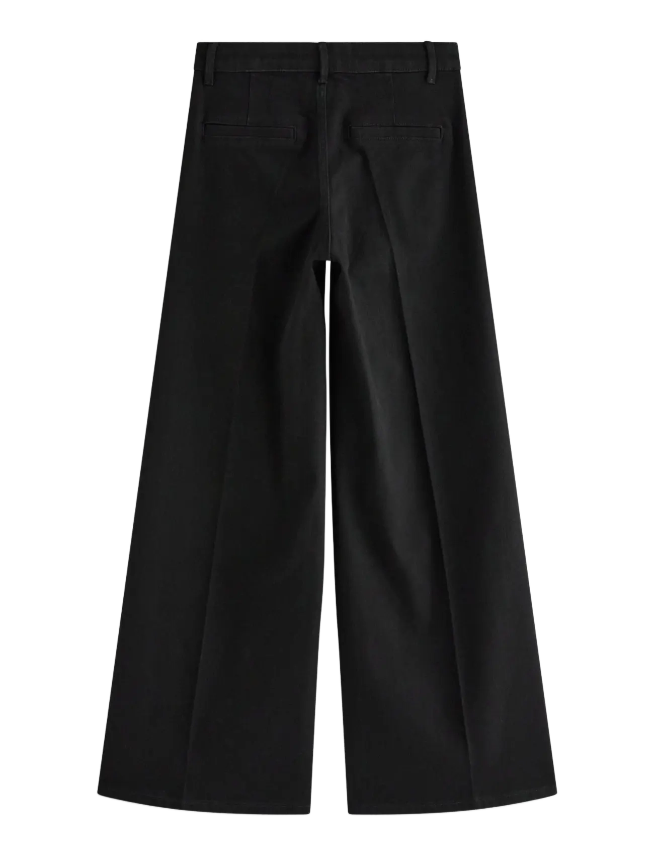 Lindex - Wide Noomi trousers - black denim - 2