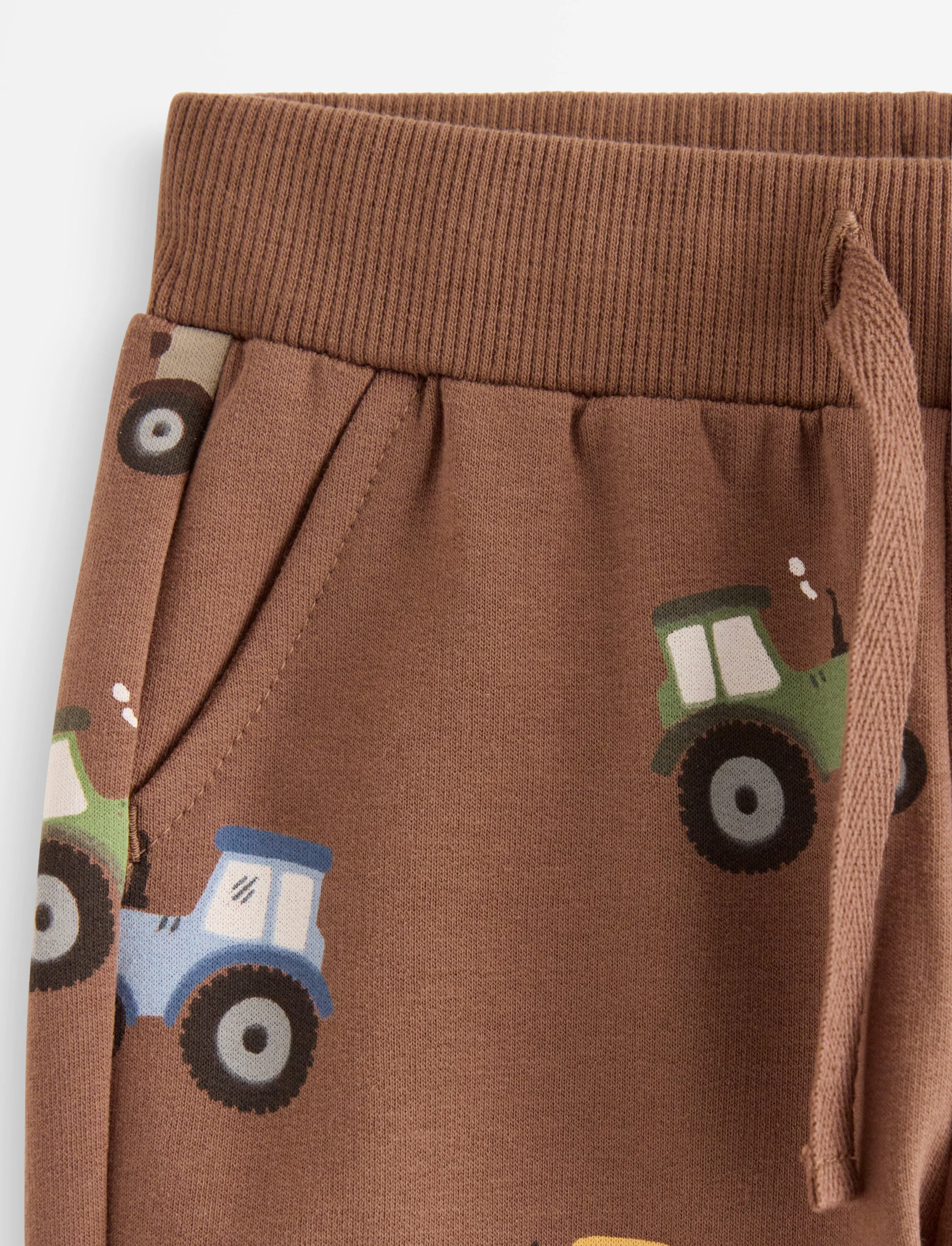 Lindex - Joggers with brushed inside - sweatpants - brown - 2