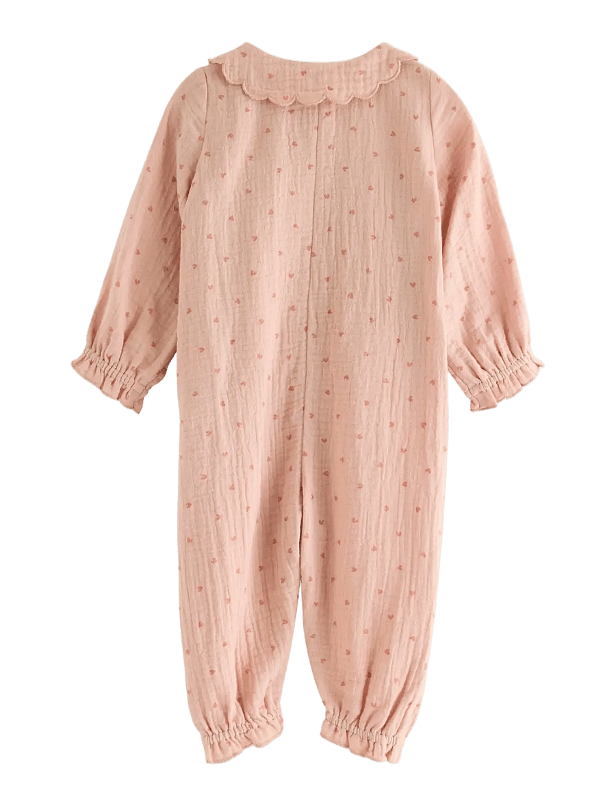 Lindex - Woven jumpsuit - jumpsuits - dusty pink - 1