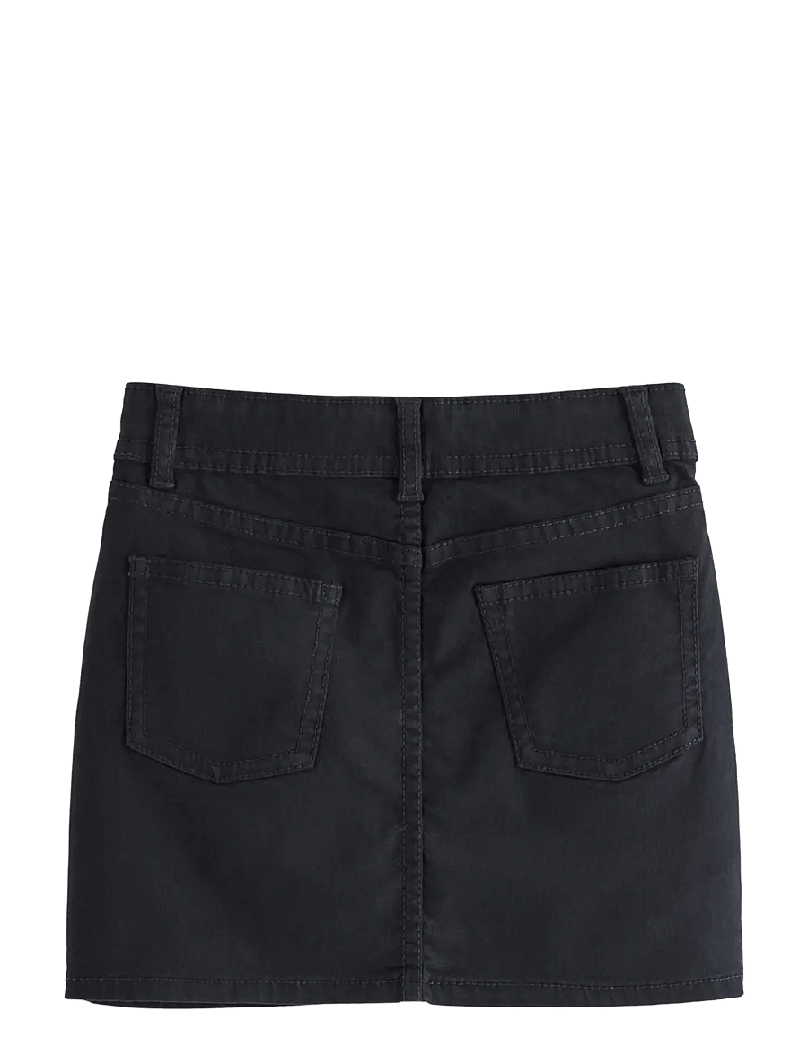 Lindex - Mini skirt with rhinestones - kurze röcke - black - 1