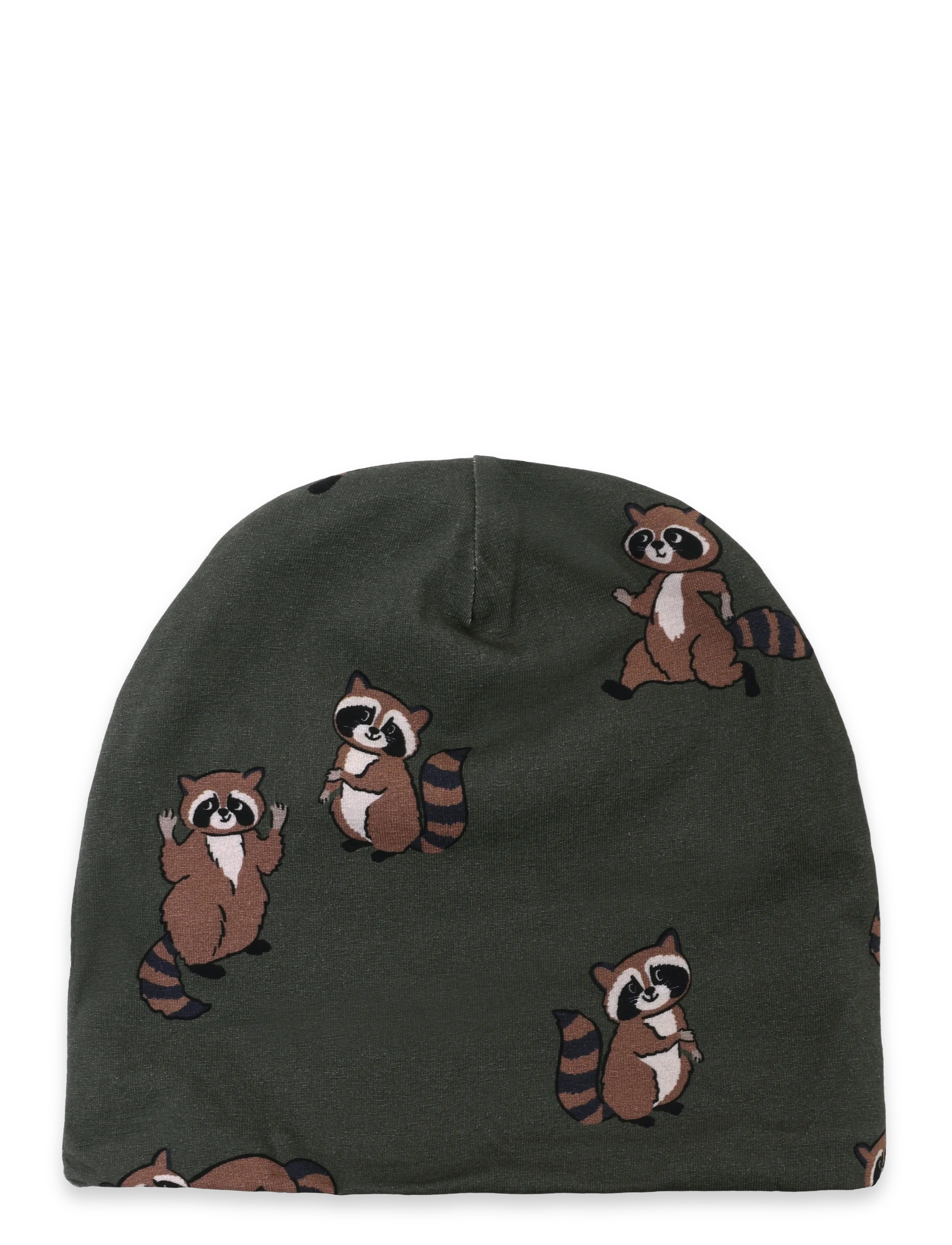 Lindex - Beanie jersey w fleece lining - winter hats - dusty khaki - 1