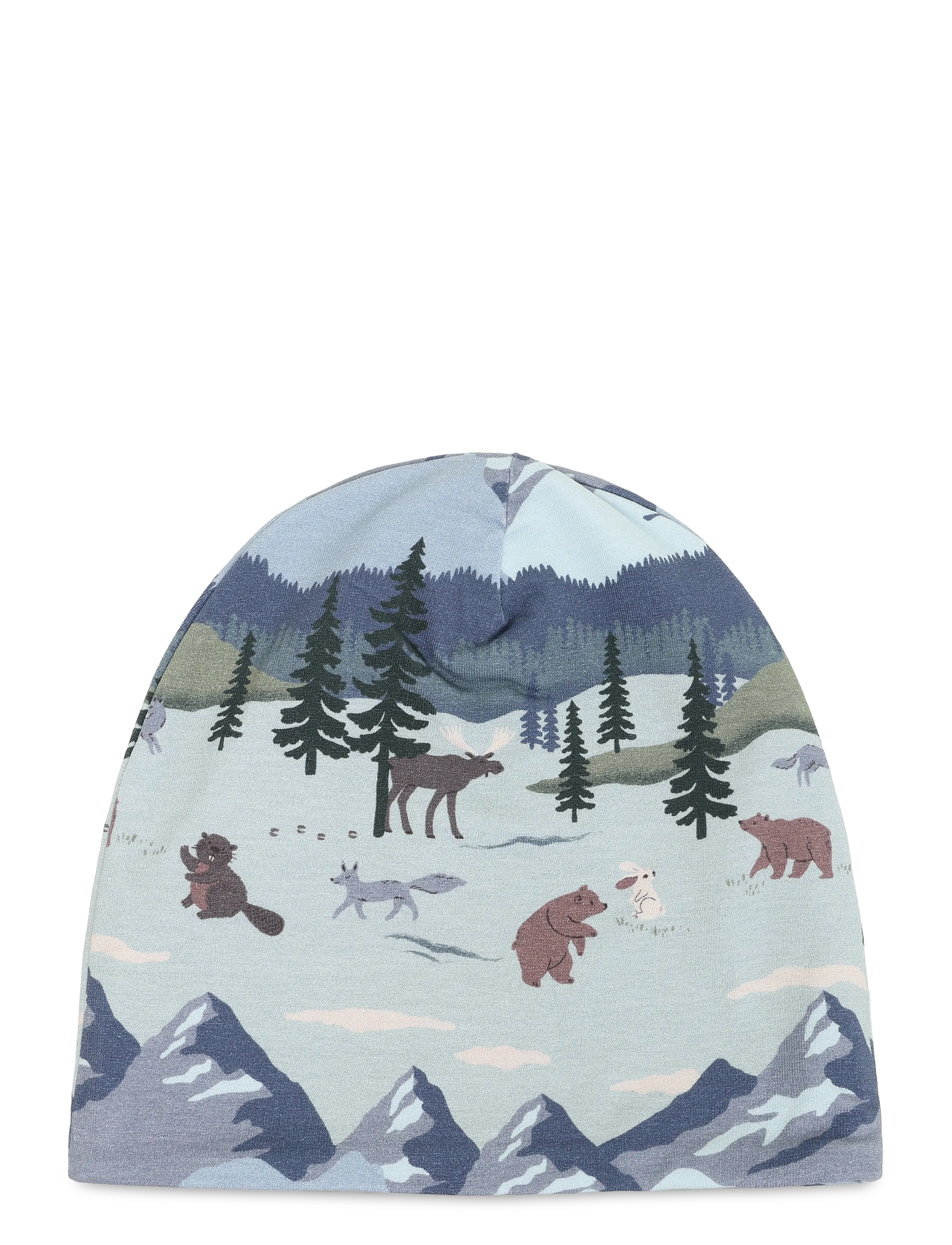 Lindex - Beanie jersey w fleece lining - winter hats - light dusty turquoise - 1