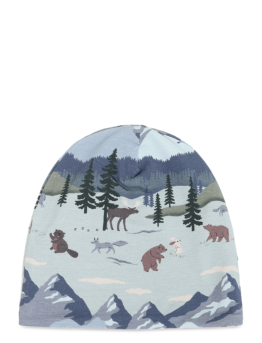 Lindex - Beanie jersey w fleece lining - wintermützen - light dusty turquoise - 1