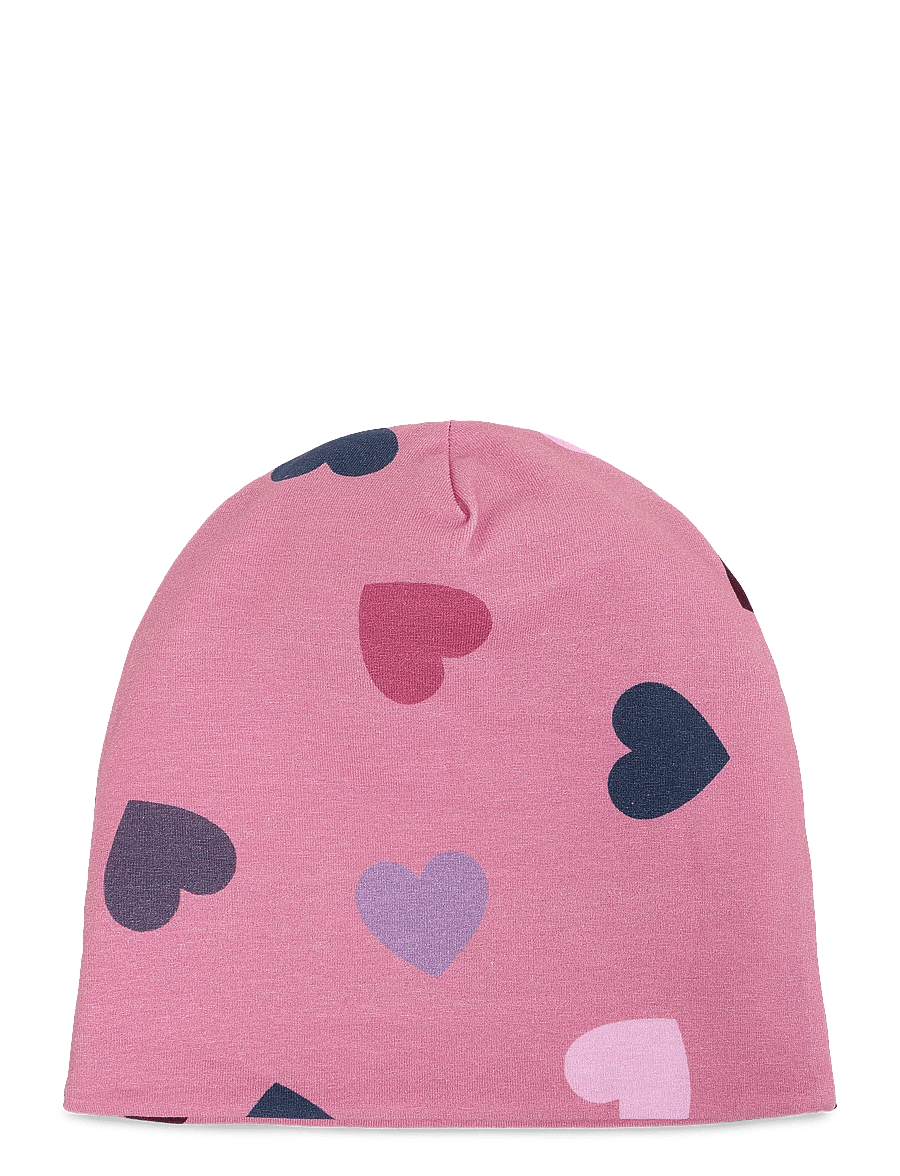 Lindex - Beanie jersey w fleece lining - wintermützen - pink - 1