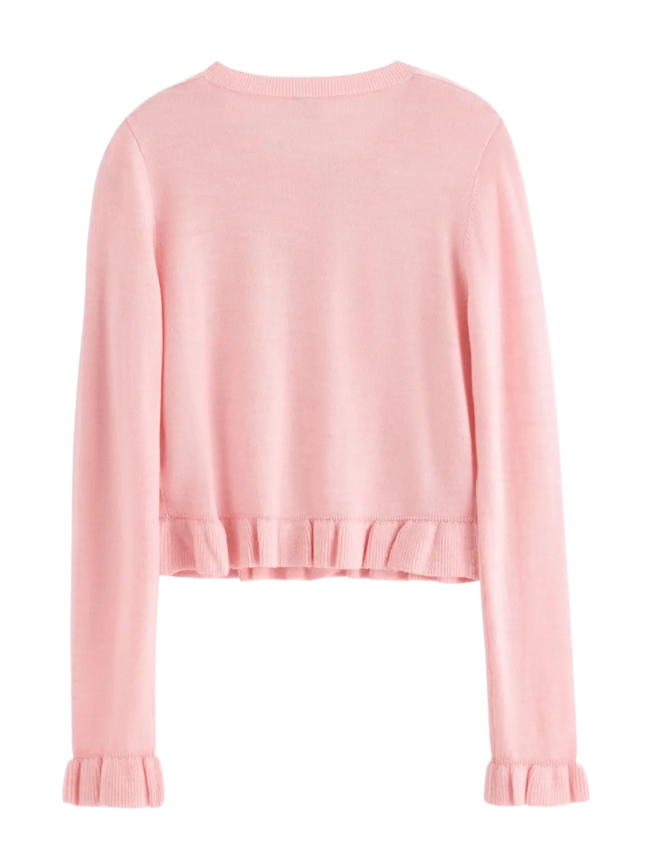 Lindex - Cardigan in merino wool - cardigans - pink - 1