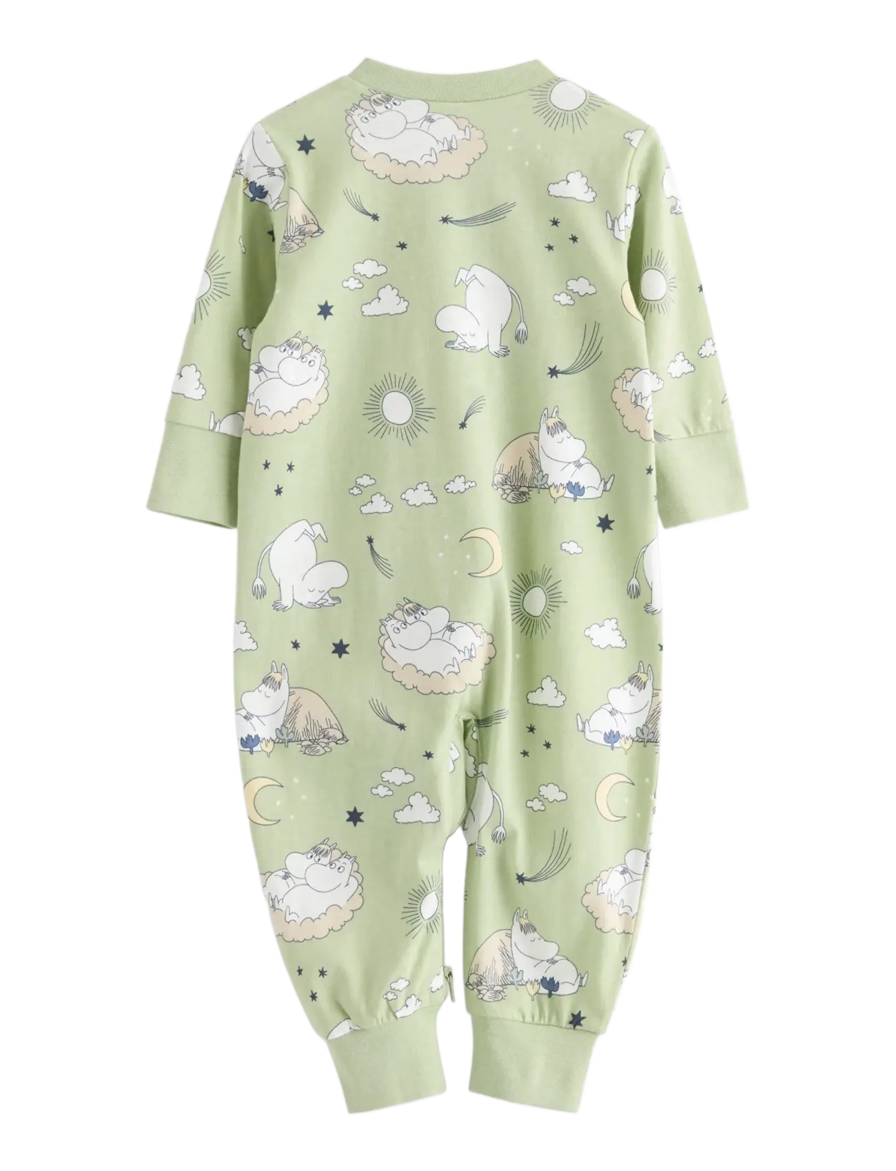 Lindex - Moomin Pyjama onesie - natdragter - light dusty green - 1