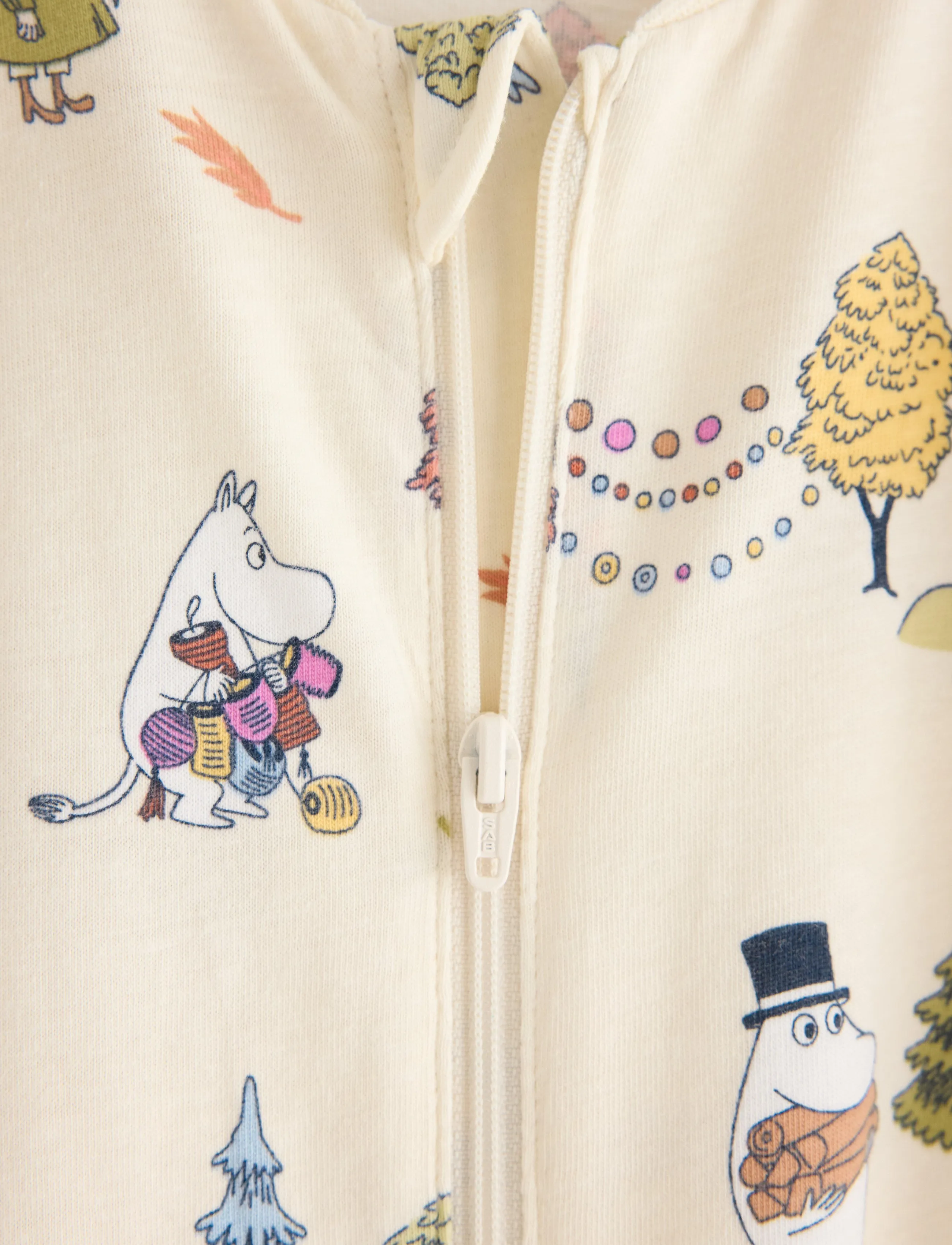 Lindex - Moomin Pyjama onesie - natdragter - white - 2