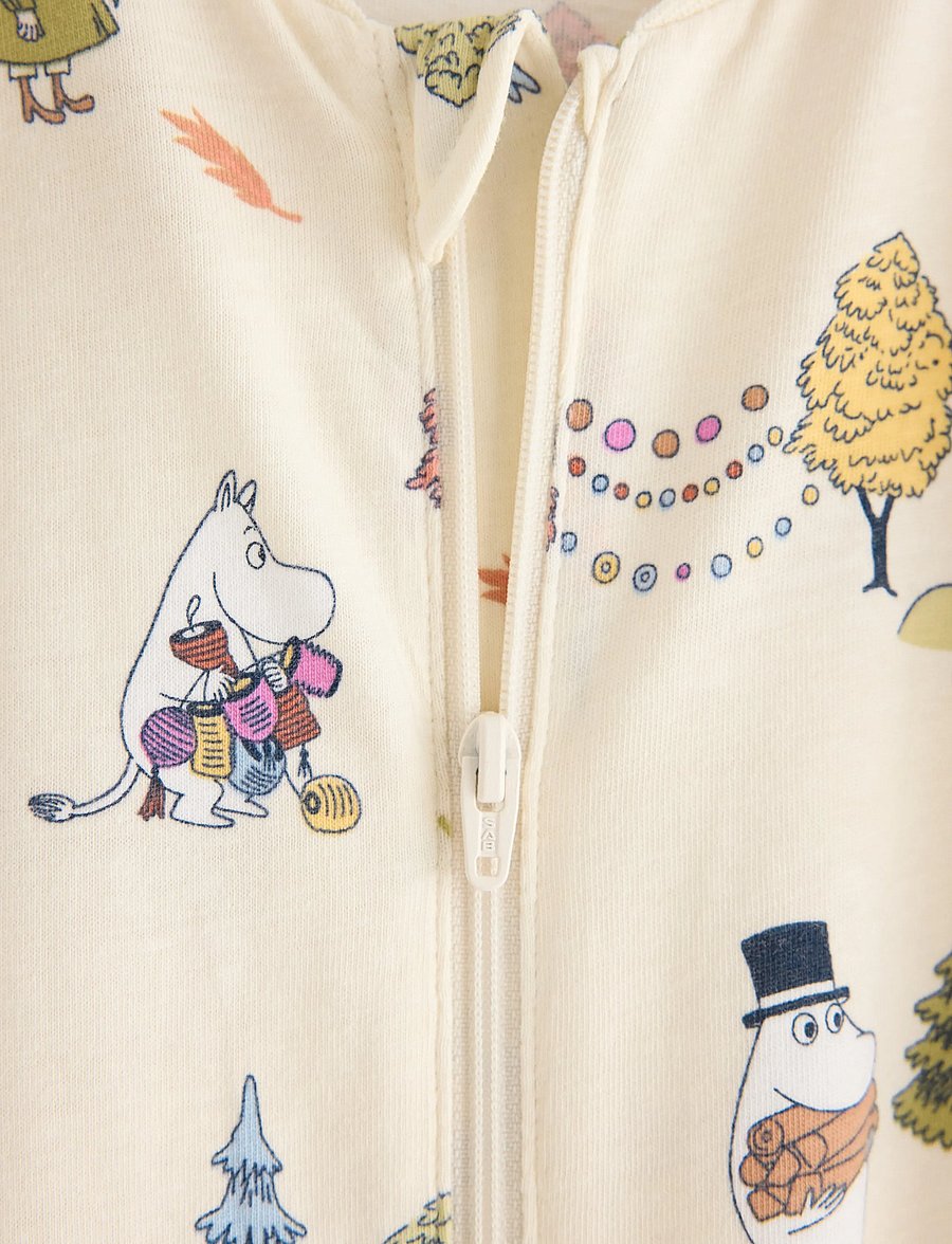 Lindex - Moomin Pyjama onesie - natdragter - white - 2