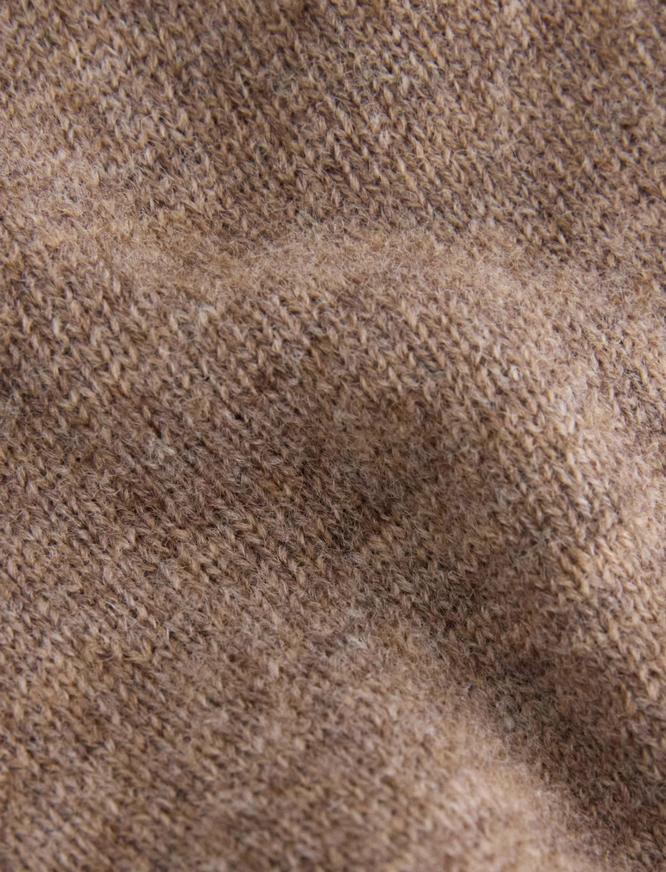 Lindex - Fine-knit leggings in merino wool - retuusid - brown melange - 2
