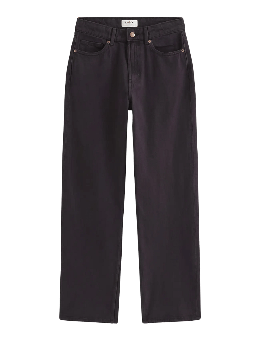 Lindex - STRAIGHT jeans with high waist - straight jeans - lilac - 1