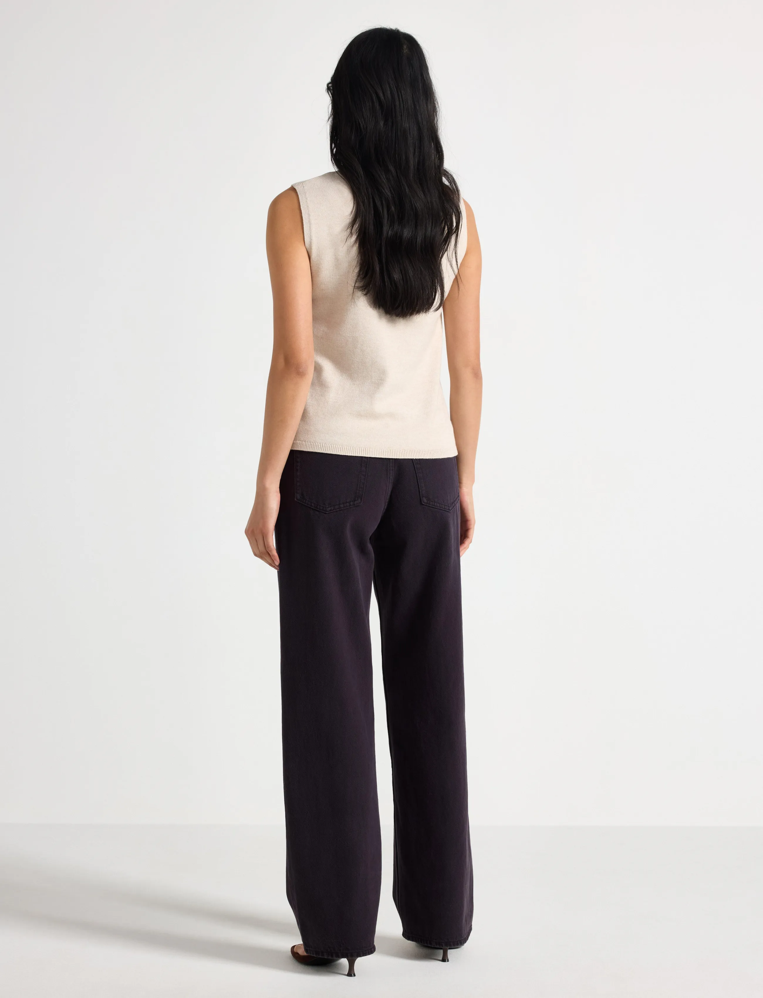 Lindex - STRAIGHT jeans with high waist - lilac - 3