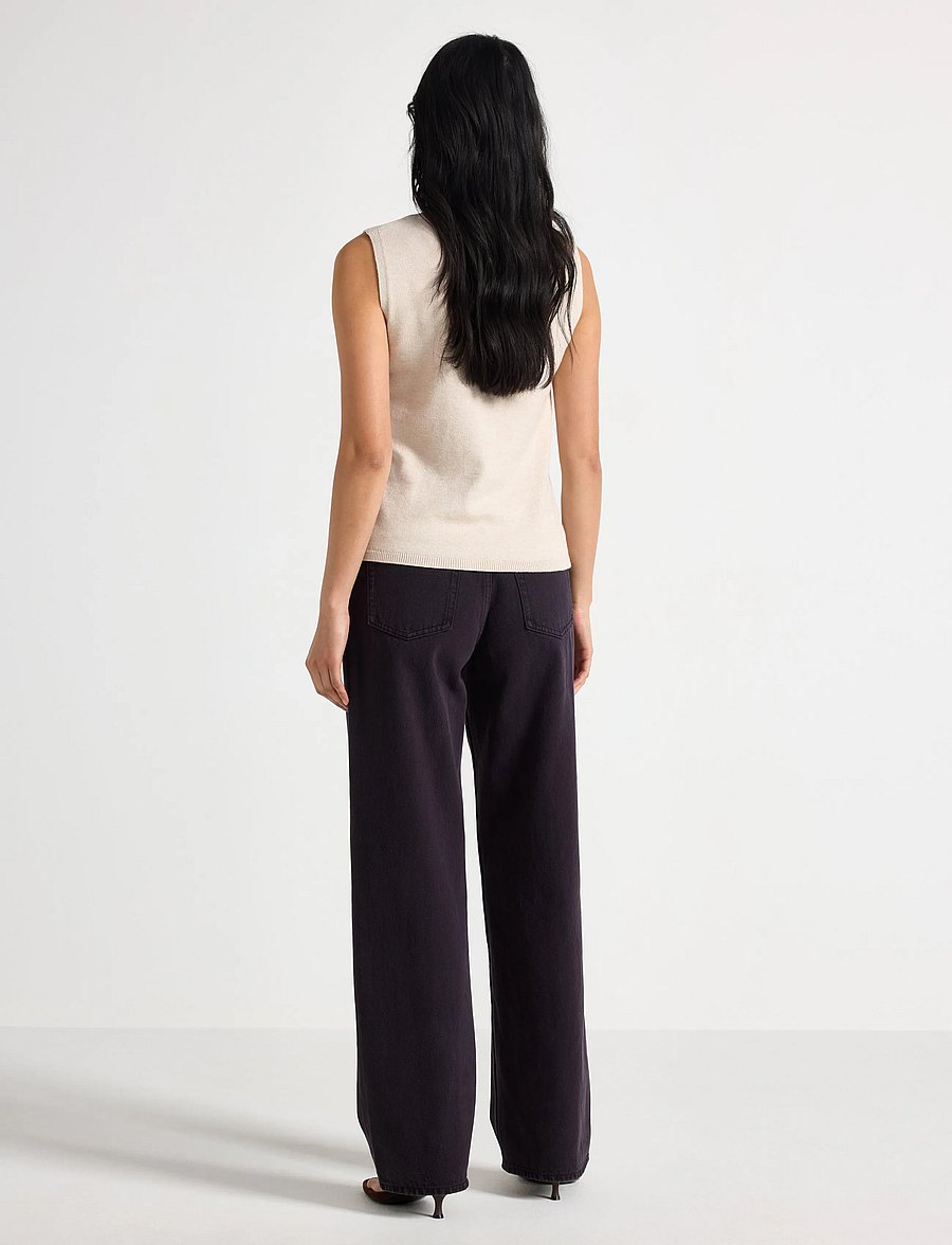 Lindex - STRAIGHT jeans with high waist - straight jeans - lilac - 3