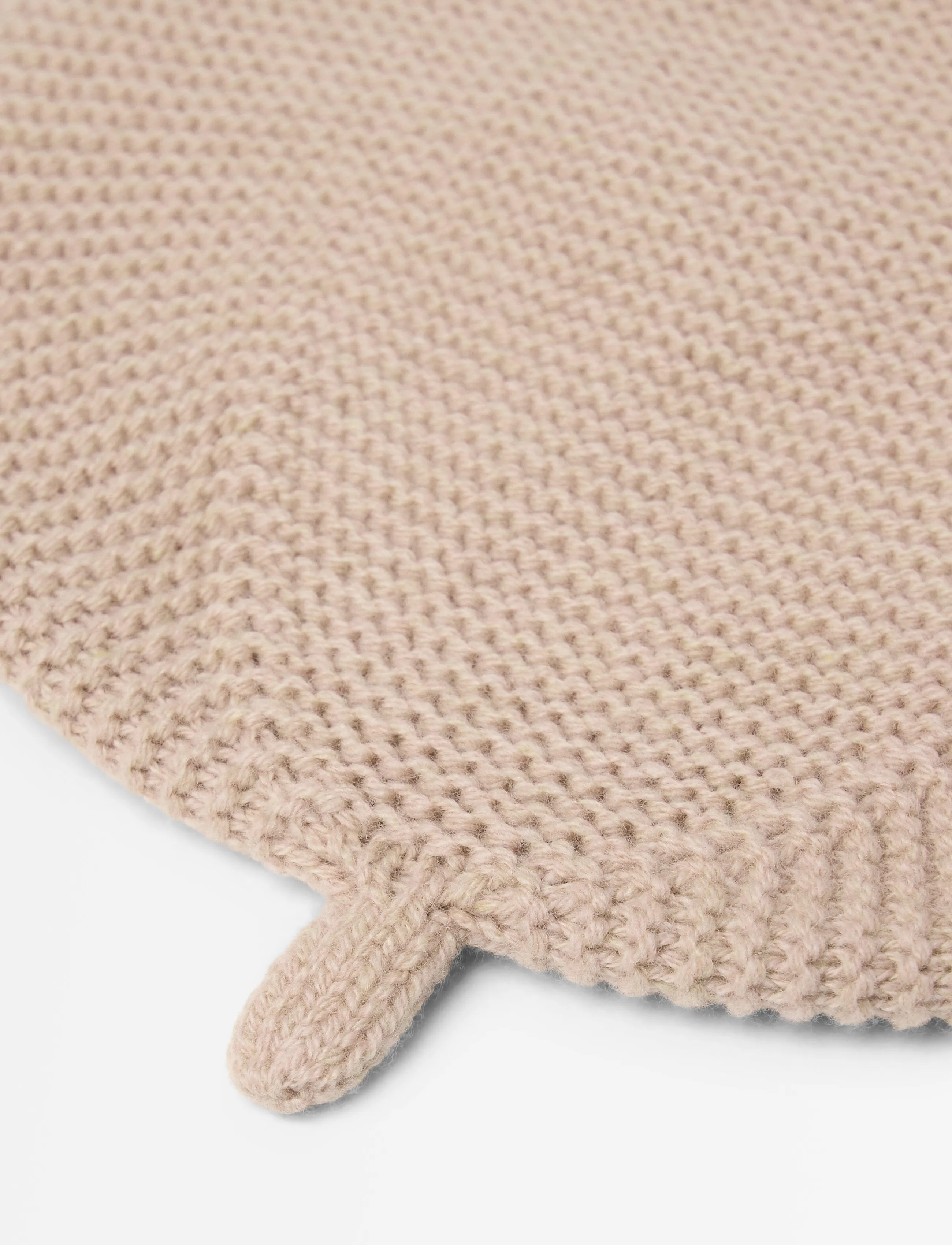 Lindex - Bonnet in merino wool - babyhuer - beige melange - 2