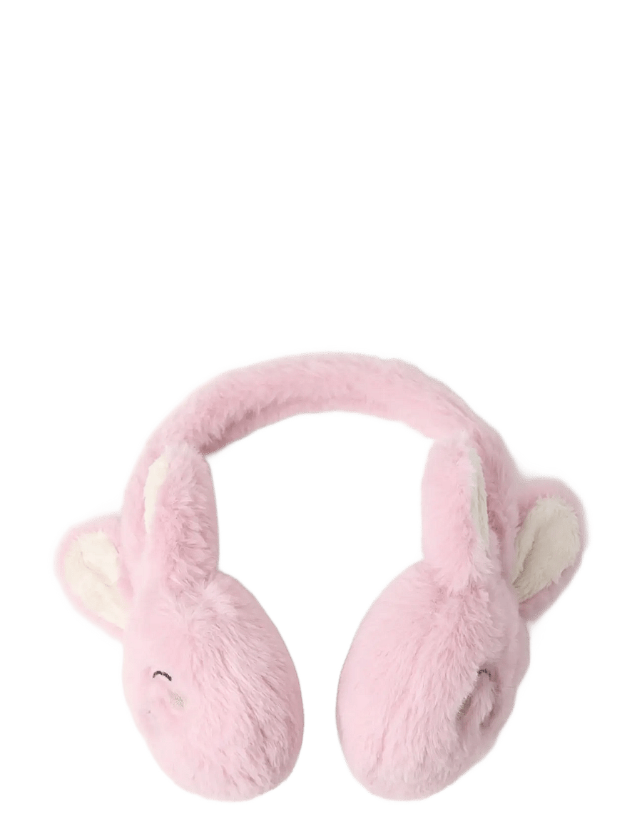 Lindex - Ear muffs in faux fur - Ørevarmere - dusty pink - 0