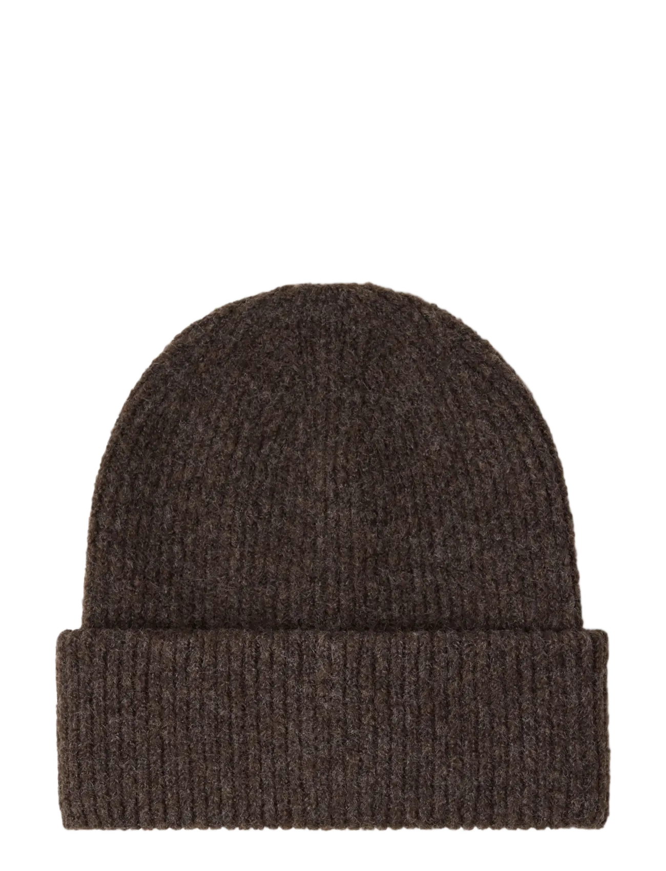 Lindex Knitted beanie - Lindex - DARK BROWN / brown