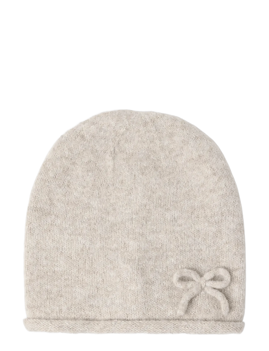 Lindex - Fine-knit beanie - kootud mütsid - light beige - 0