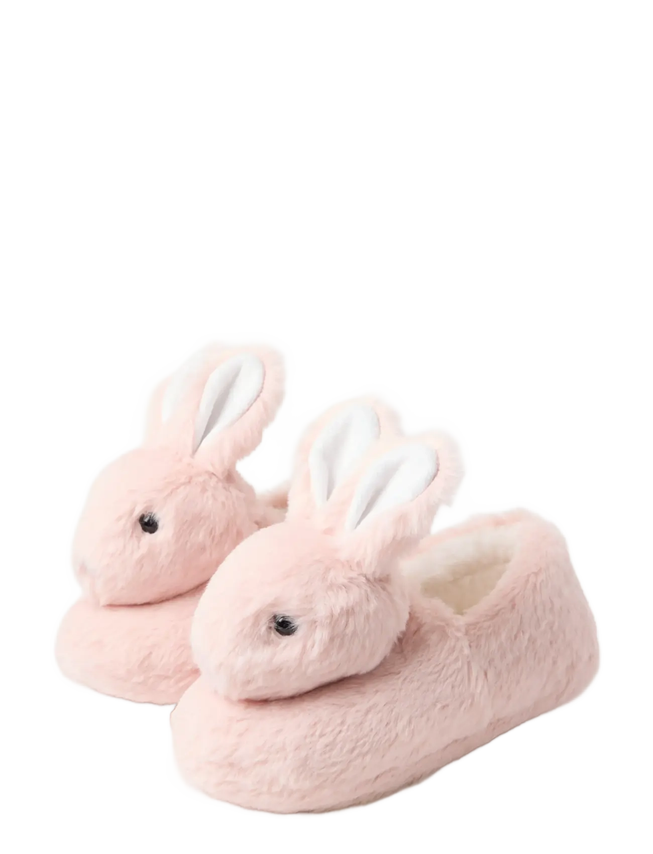 Lindex Bunny slippers in faux fur - Schuhe - LIGHT DUSTY PINK / pink/rose