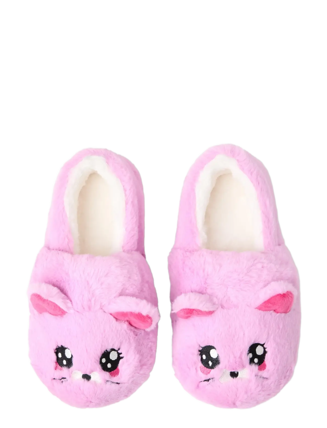 Lindex Cat slippers - Sko - LIGHT LILAC / pink/rose
