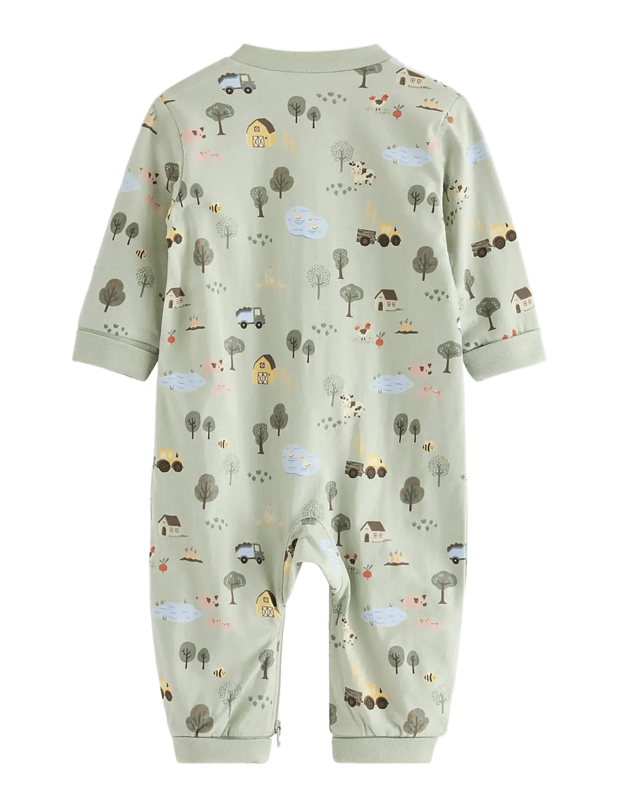 Lindex - Pyjamas - schlafoveralls - dusty green - 1