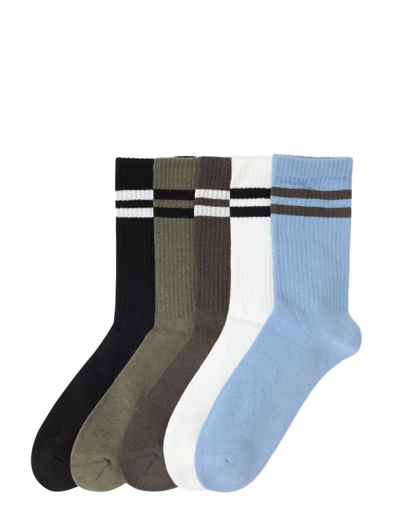 Lindex 5-pack socks - Lindex - DARK BROWN / brown