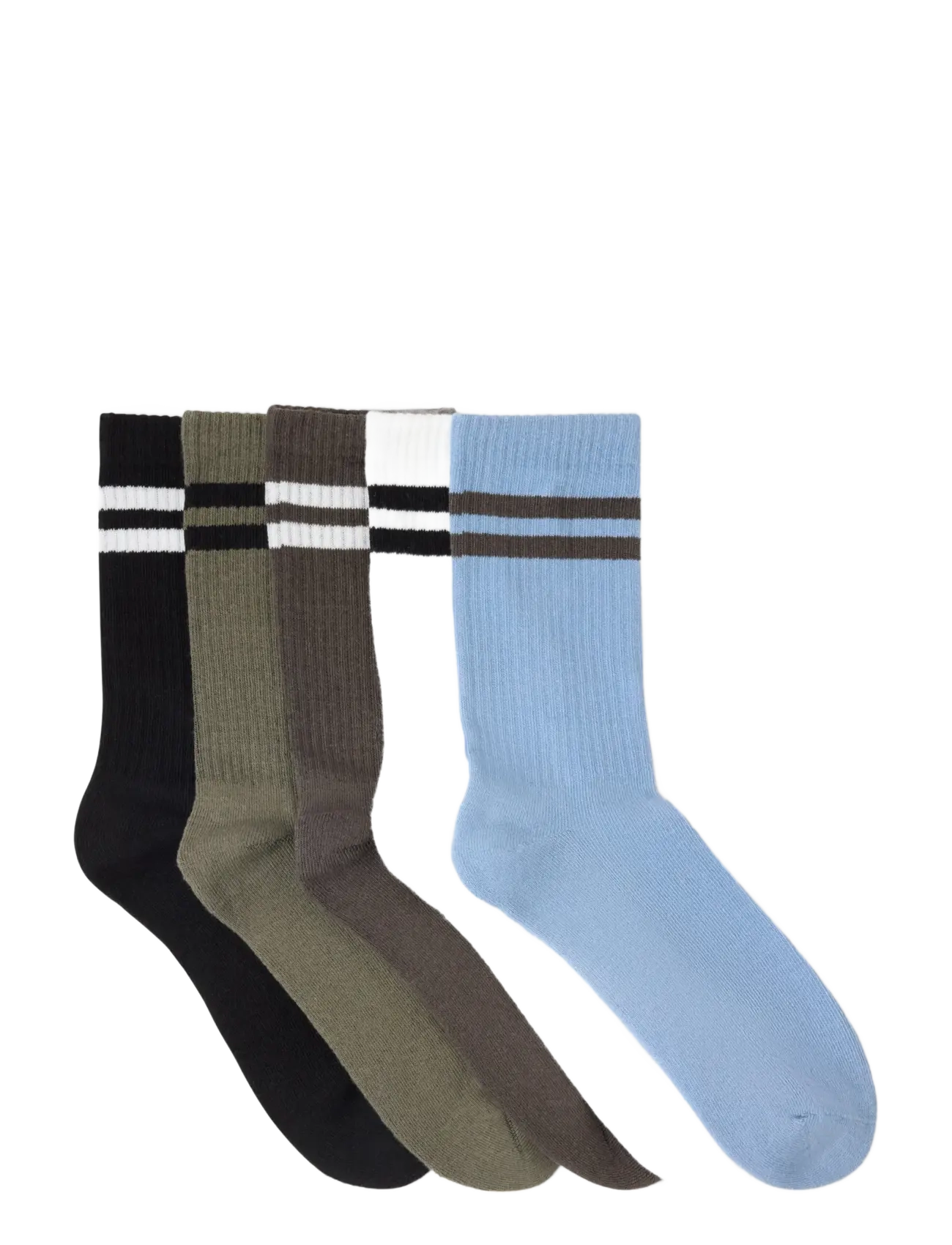 Lindex - 5-pack socks - dark brown - 1