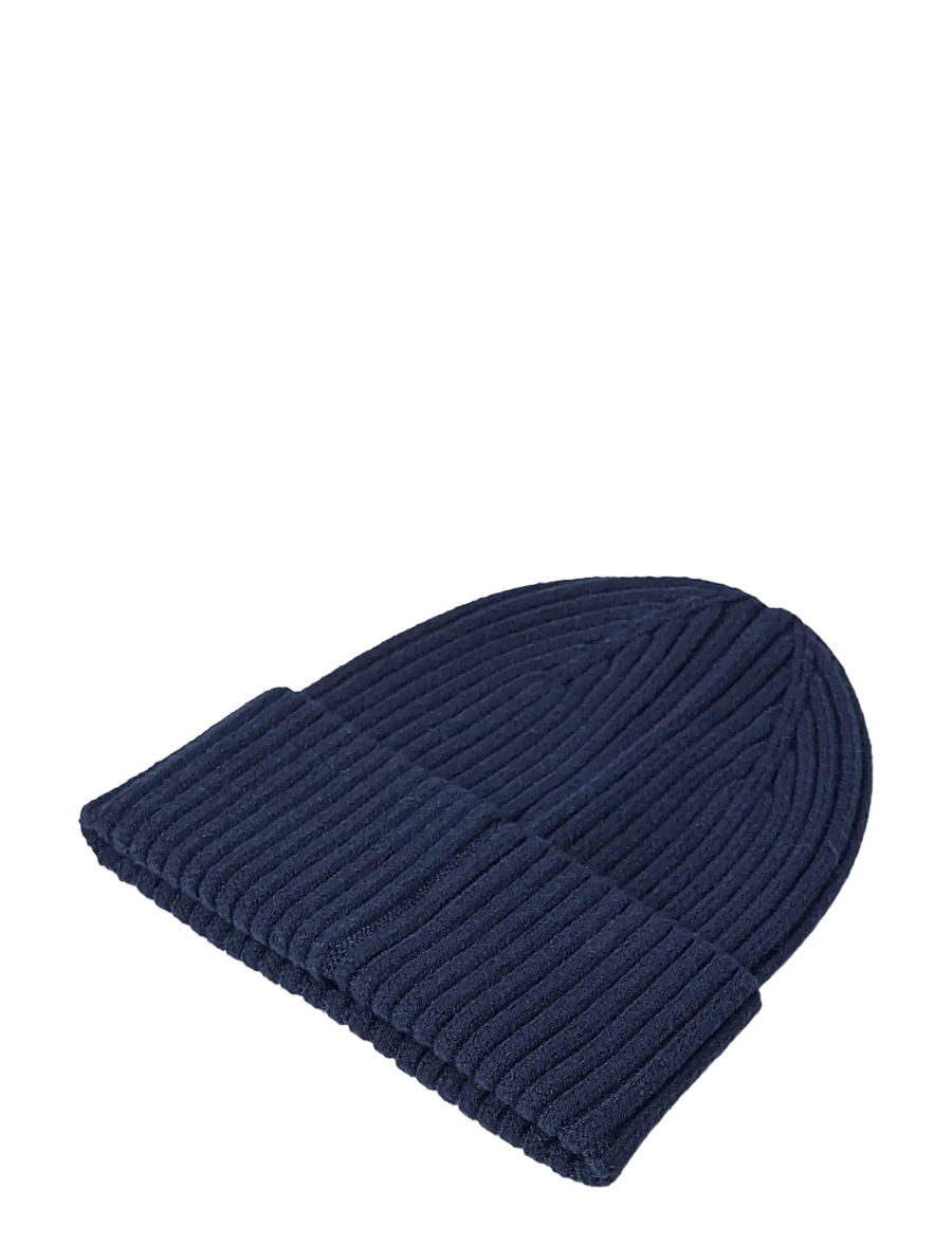 Lindex - Rib-knit beanie - beanies - dark navy - 1