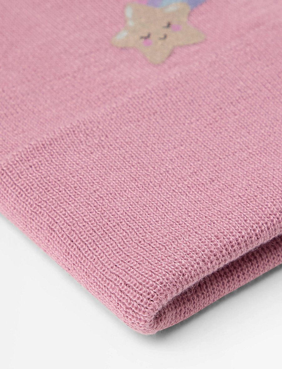Lindex - Beanie with ears - kootud mütsid - dusty lilac - 2