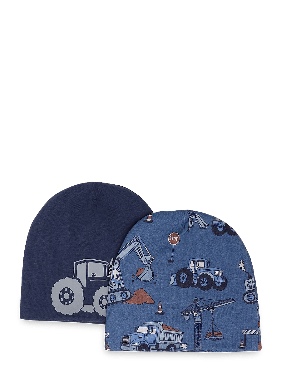 Lindex - Beanie jersey w fleece lining - beanies - light dusty blue - 0